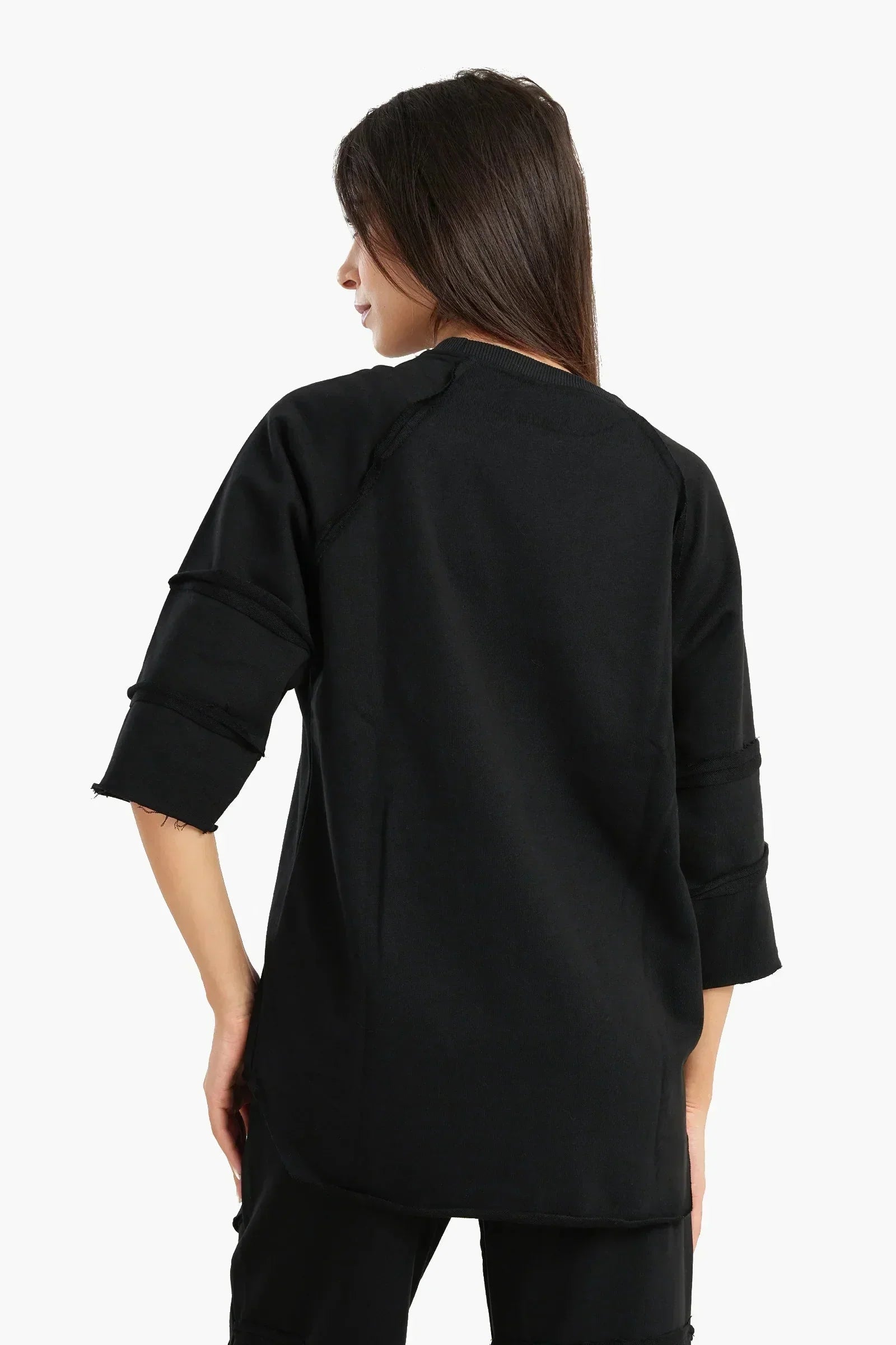 Carina - Lounge Sweatshirt with 3/4 Sleeves 3