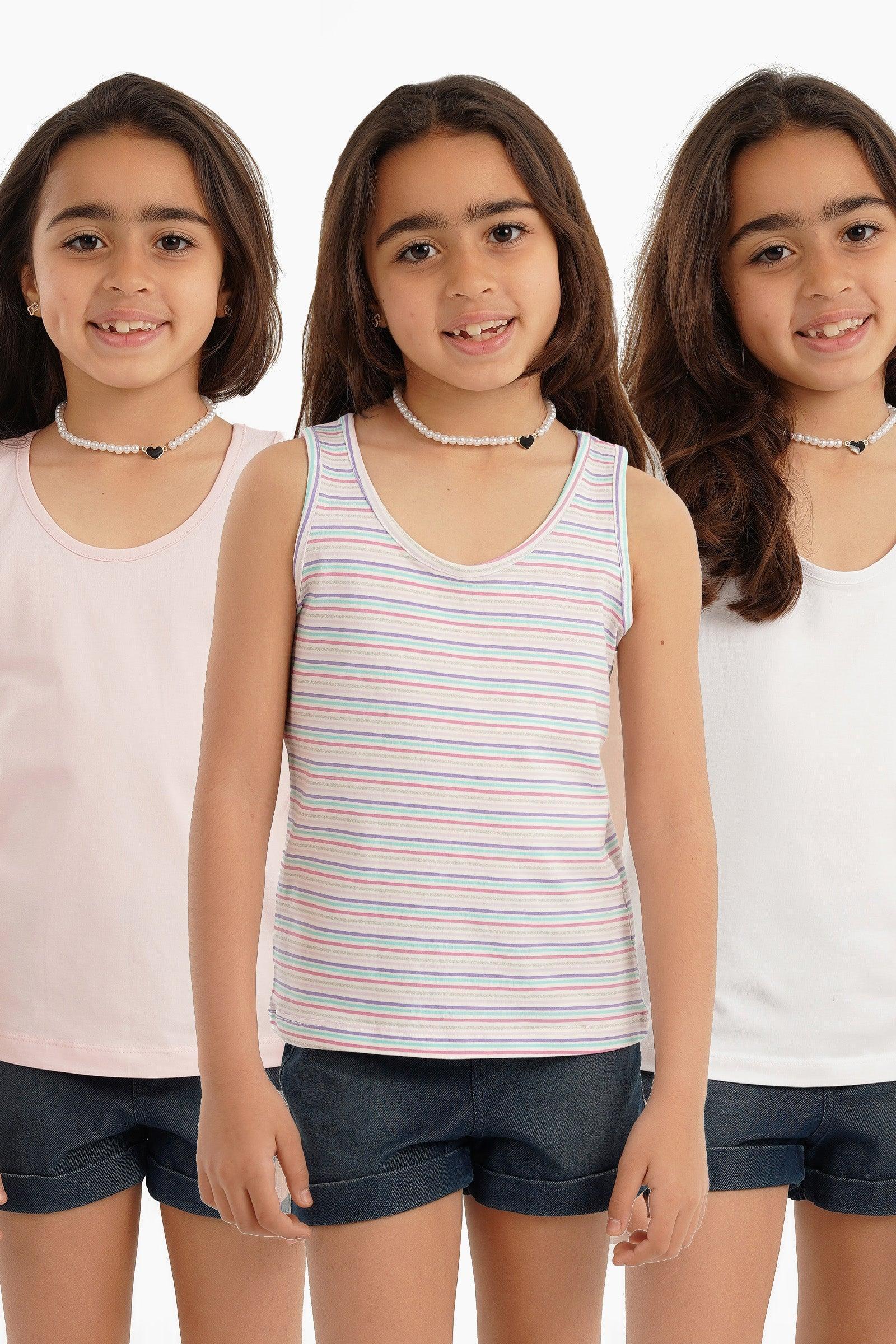 Carina - Pack of 3 Girly Basic Top 14