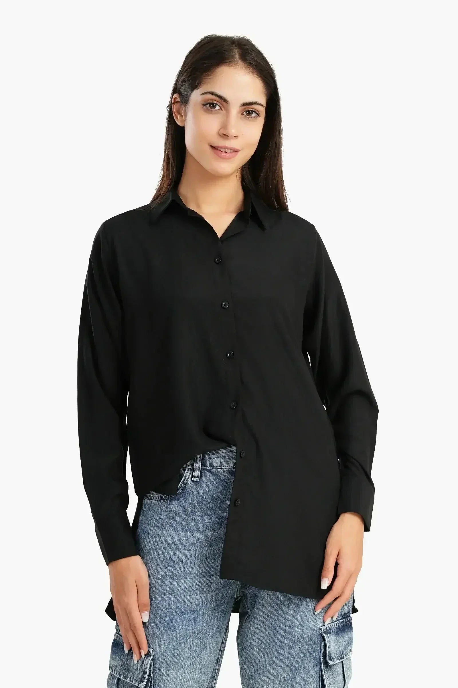 Carina - Hip Length Relaxed Fit Shirt 2