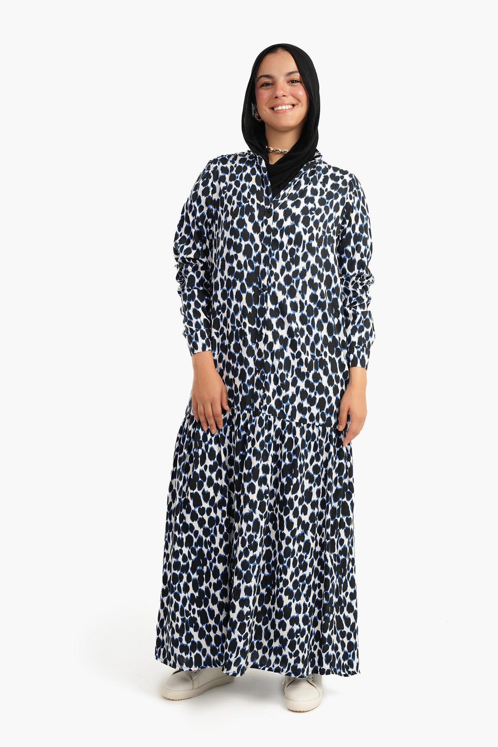 Clue - Half Packet Tiered Dress 1