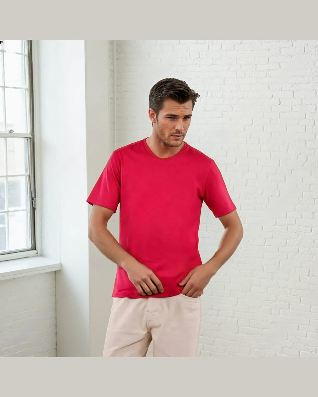 Vanteria - Basic Men's V-neck T-Shirt 2