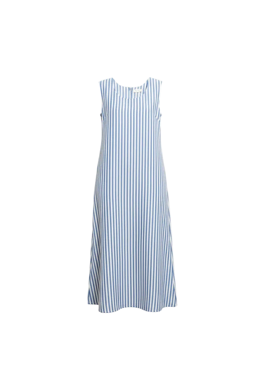 Viva - Casual Striped Long Dress 1