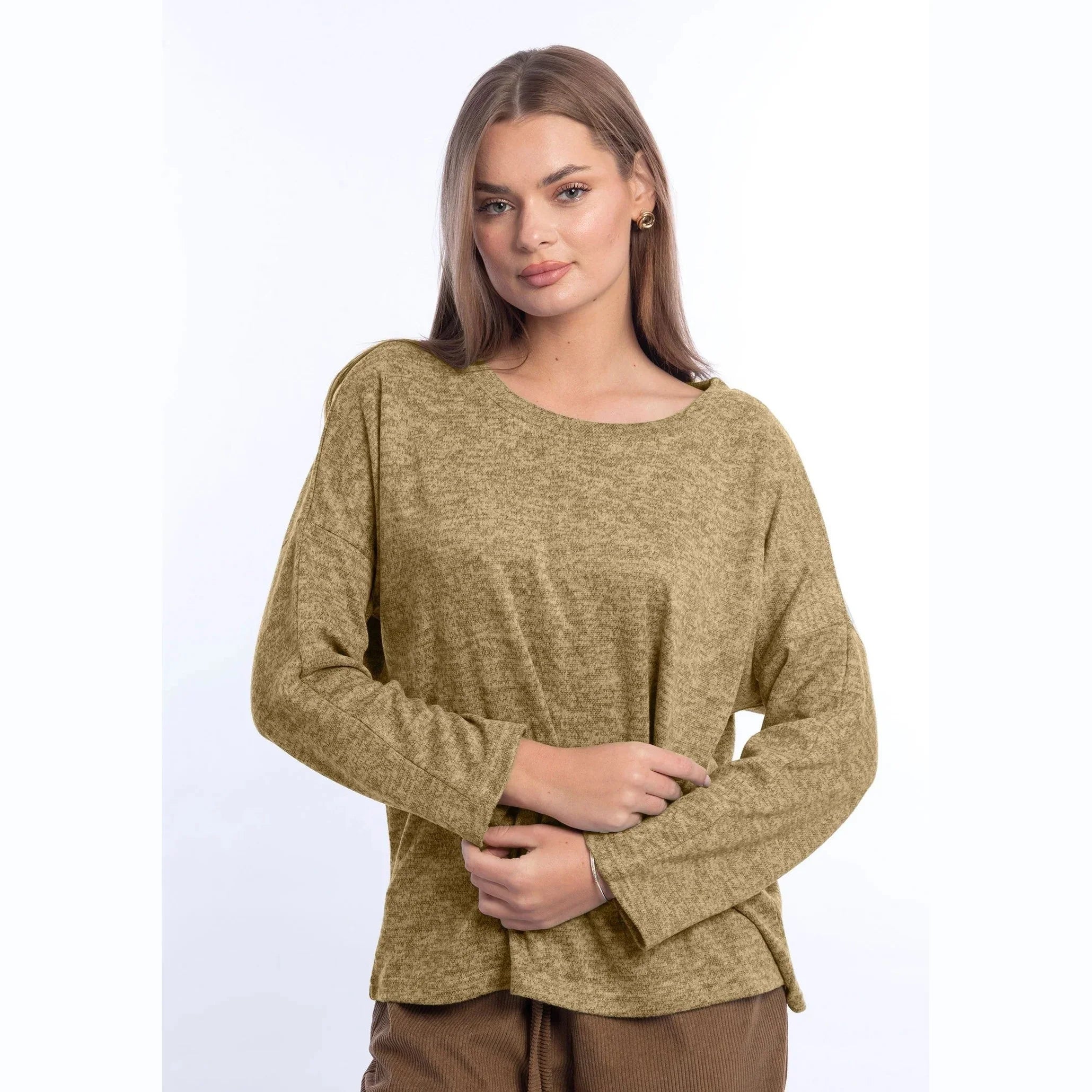 Viva - Wool Casual Basic T-Shirt 11