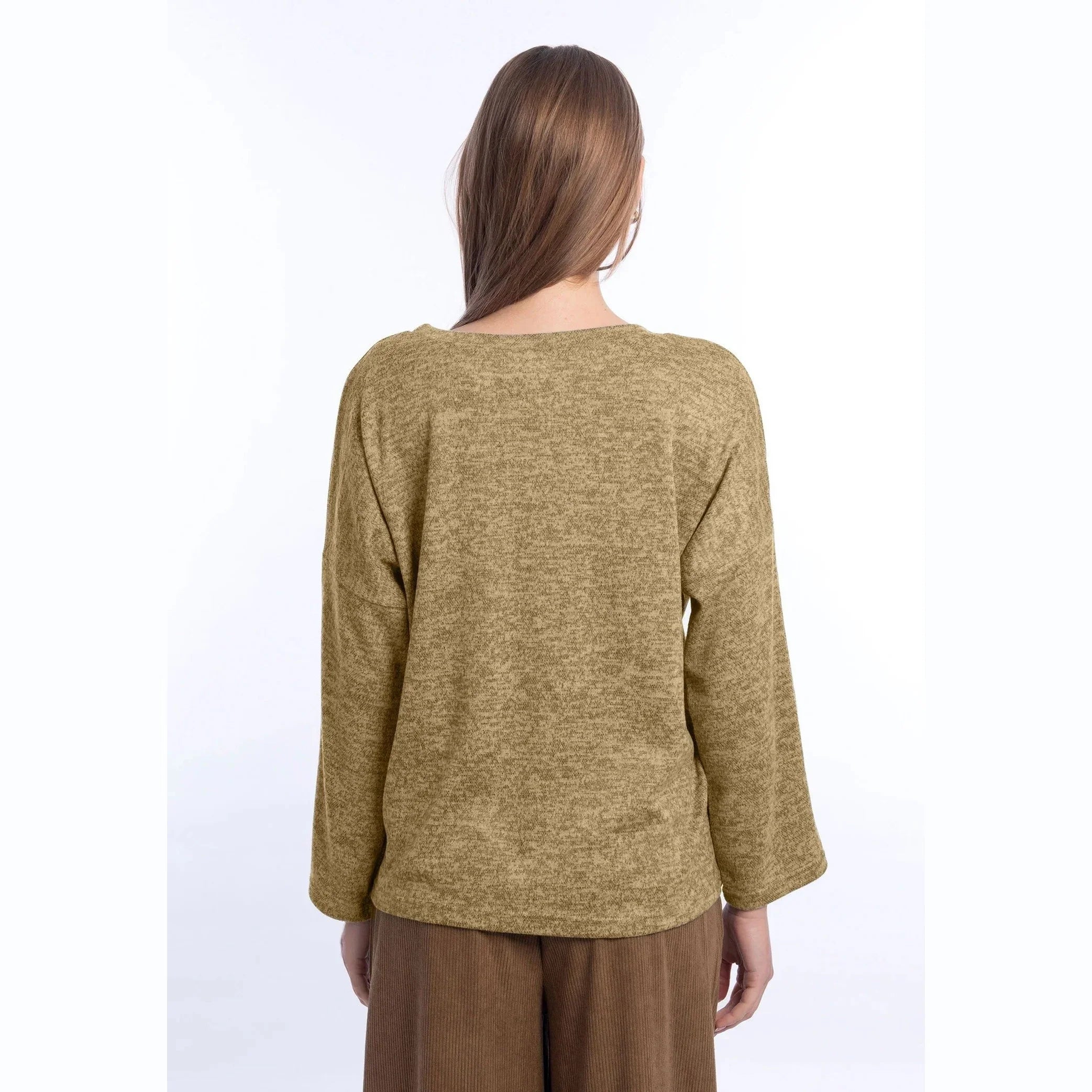 Viva - Wool Casual Basic T-Shirt 12