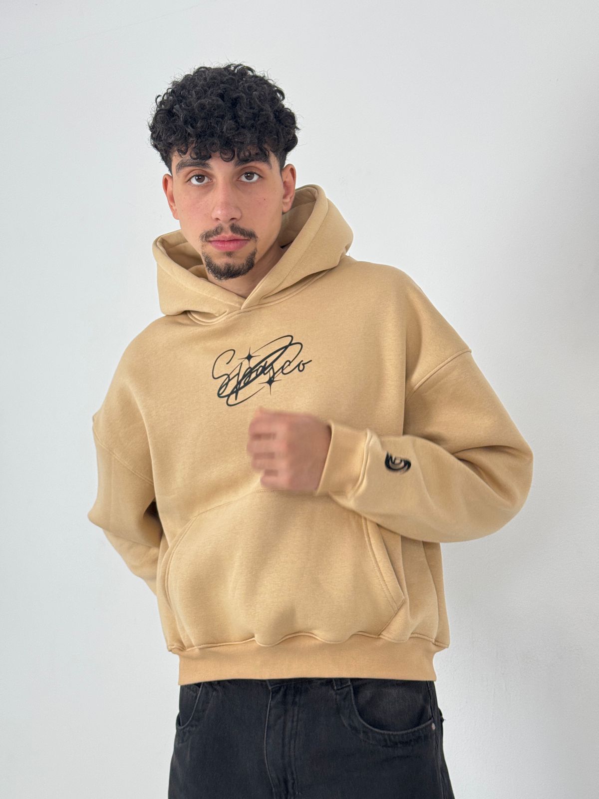 Spasco - Beige bosco Hoodie 1