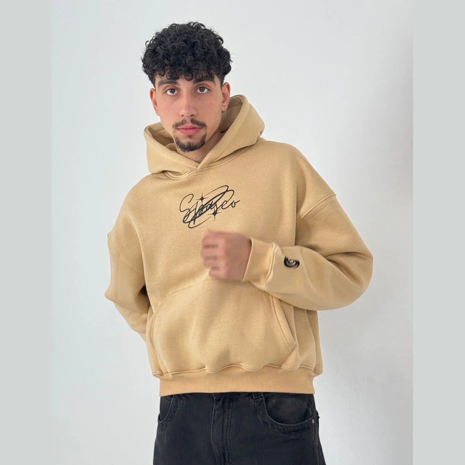 Spasco - Beige bosco Hoodie 1