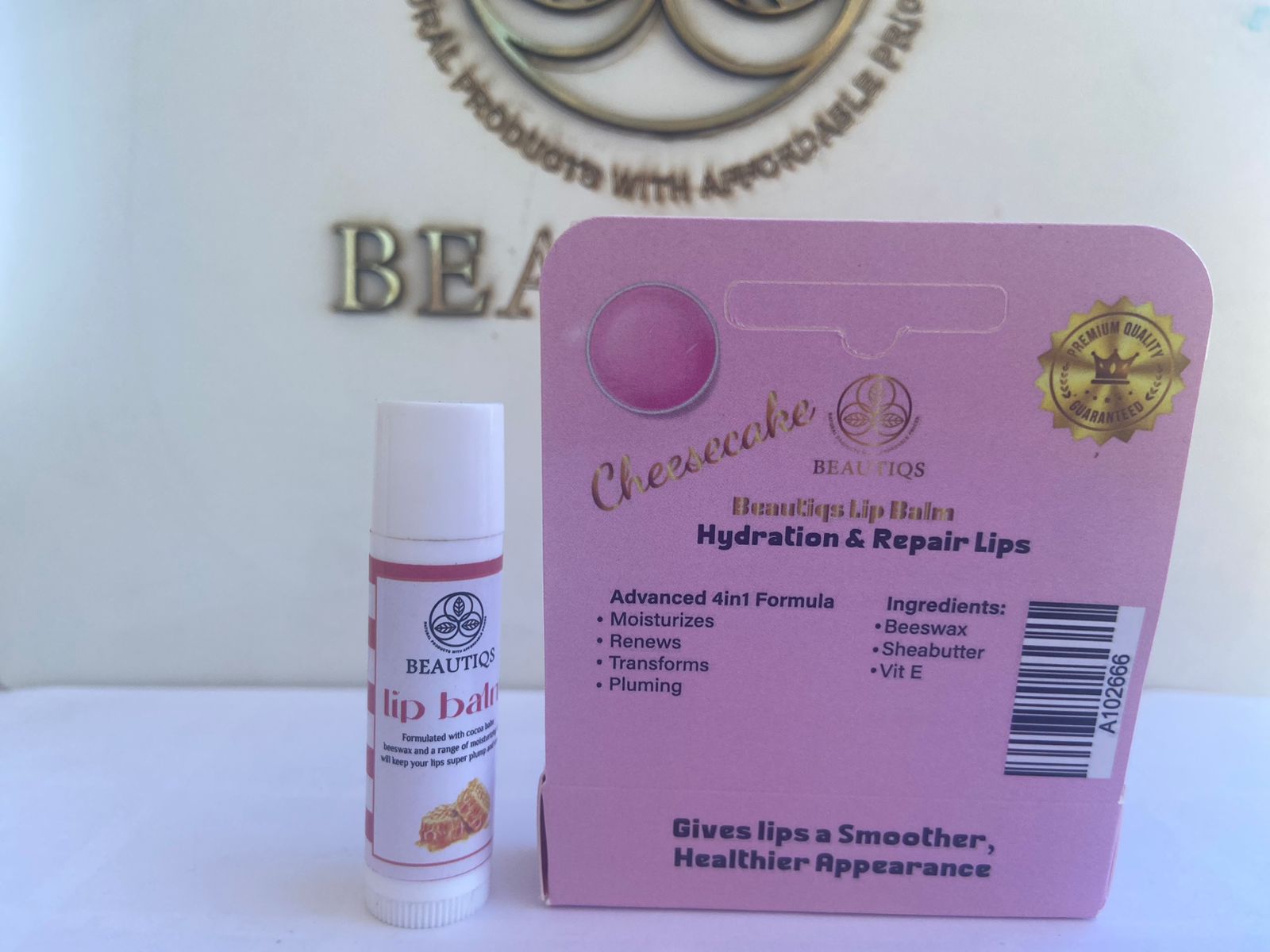 Beautiqs - Pink Cheesecake Lip Balm 2