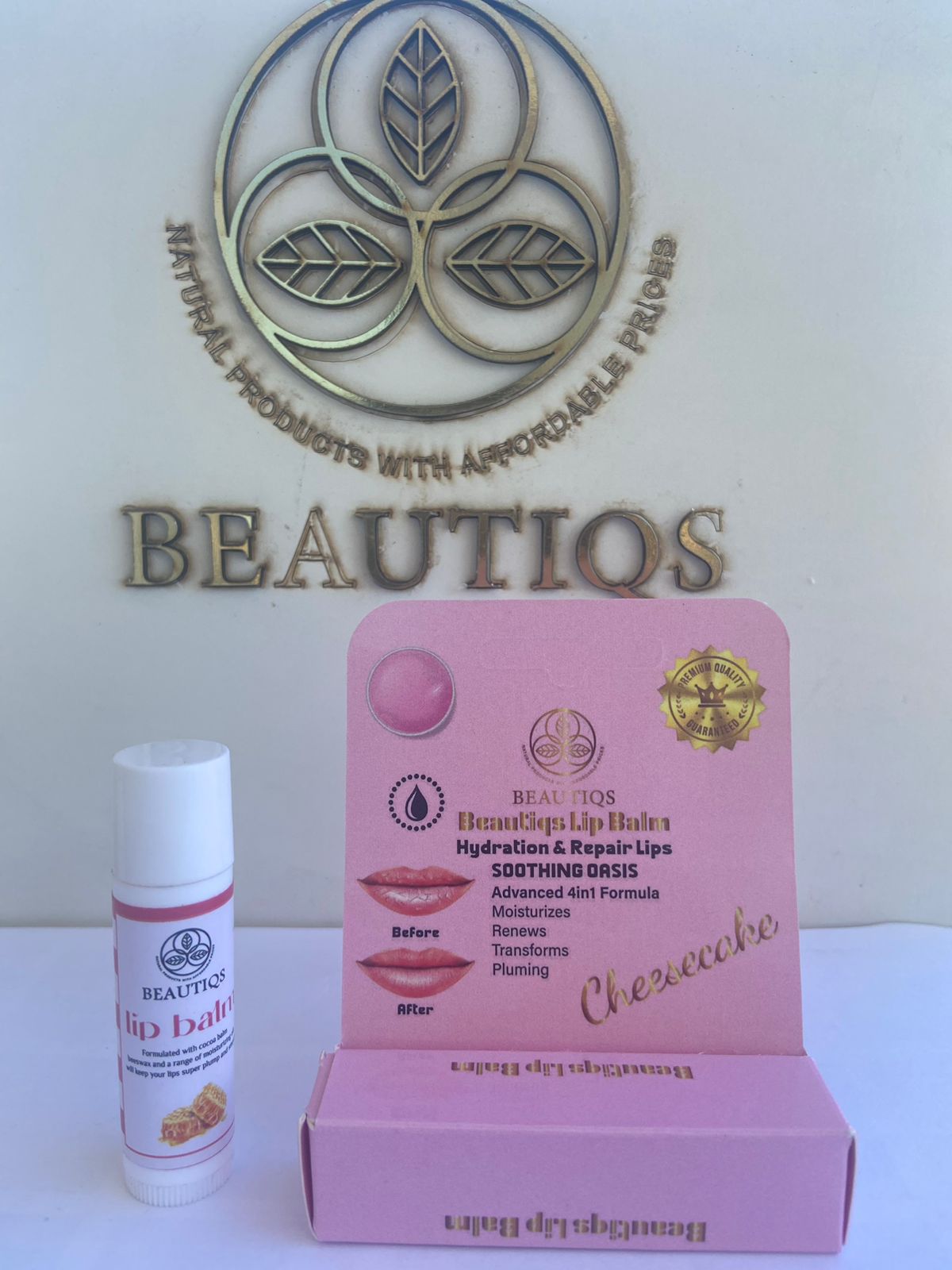 Beautiqs - Pink Cheesecake Lip Balm 1