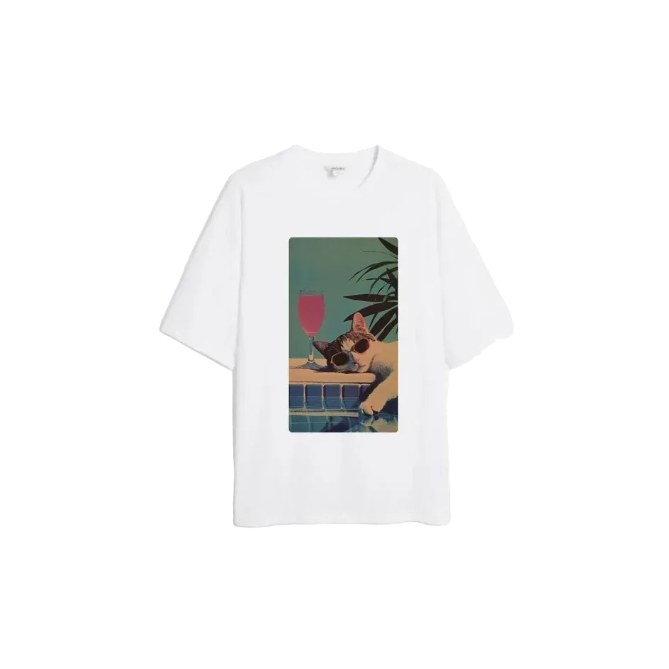 Mexici - Relaxing Cat Print 1