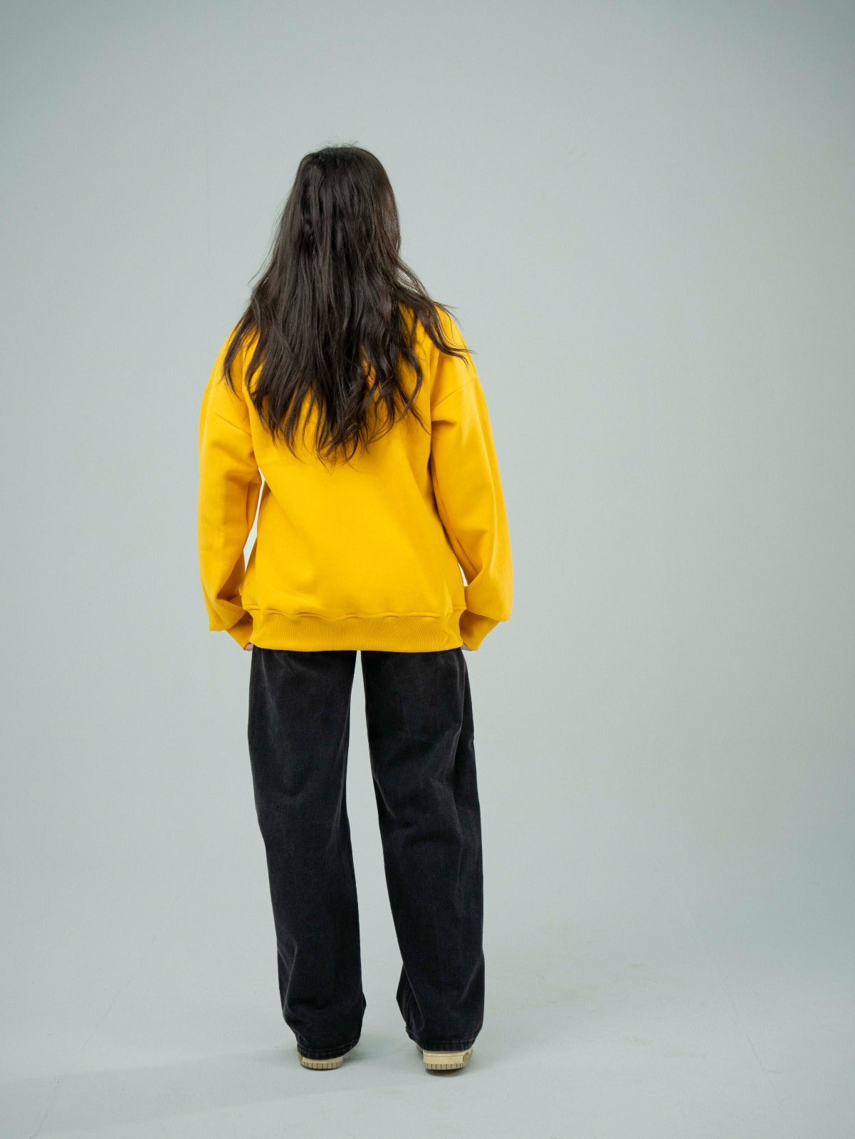 Fade Out Designs - Plain Yellow Sweatshirt 2