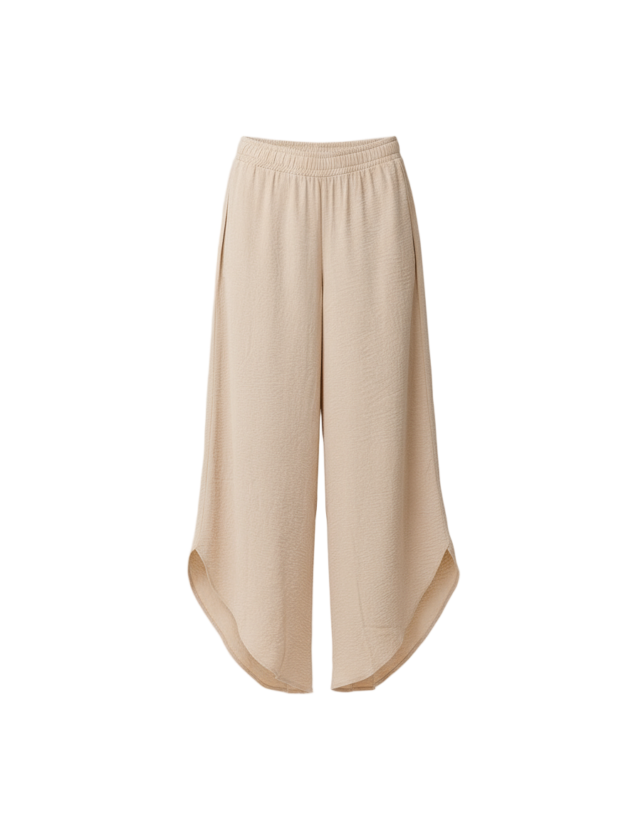 In your shoe - Beige Slit Pants
