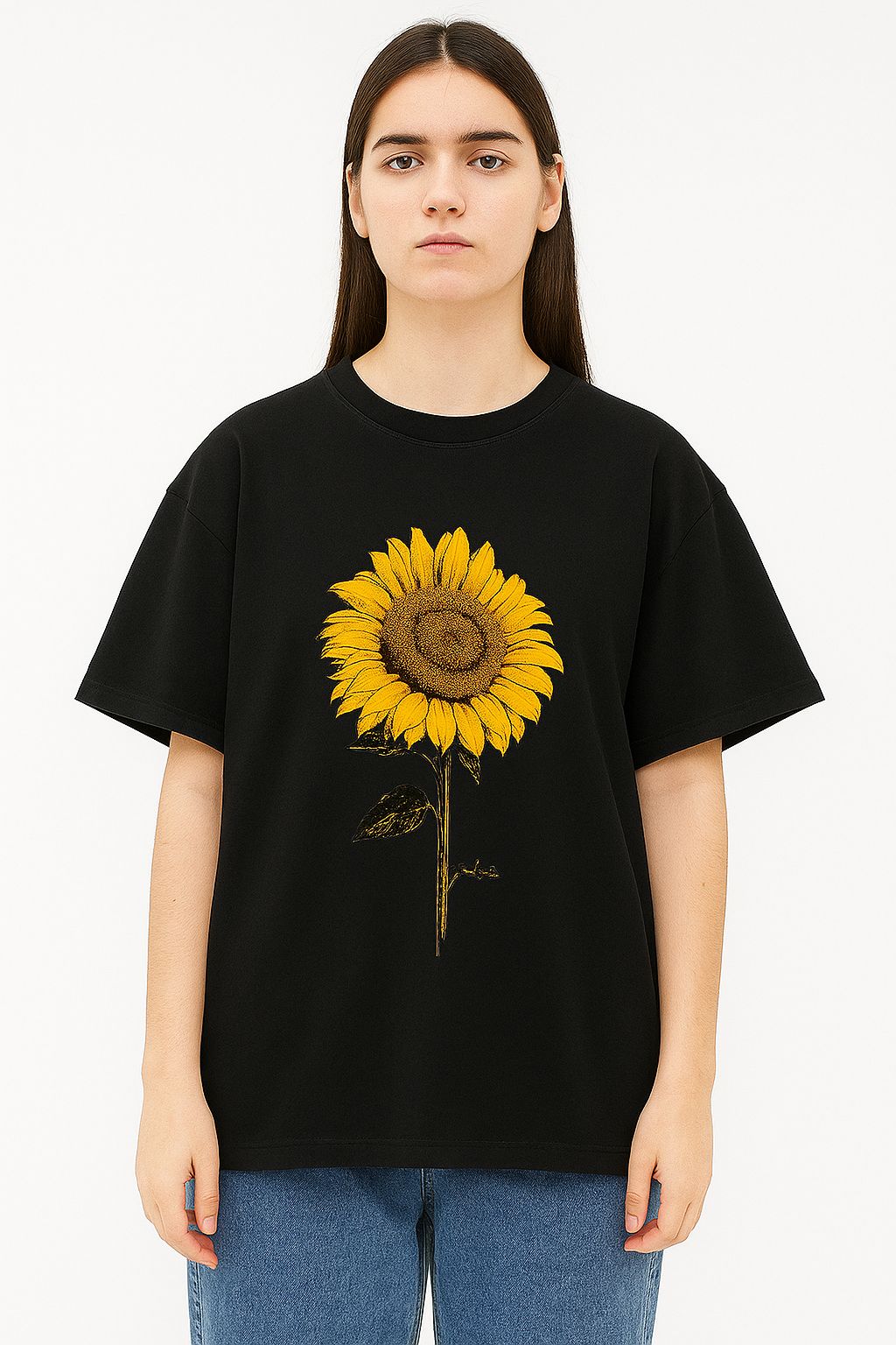 El Mexicy - Sunflower with a butterfly on the other side 1
