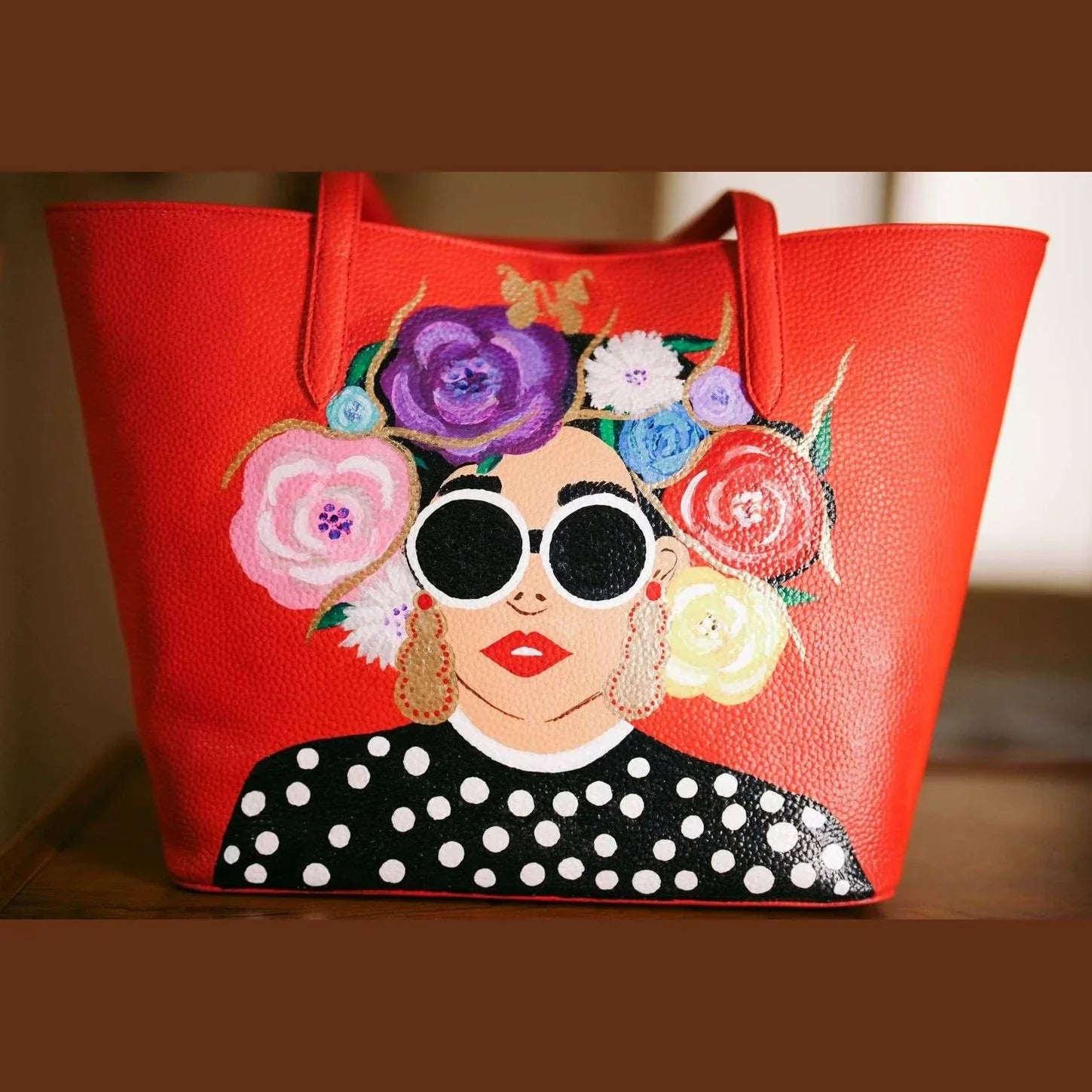 Nart - Golen Floral Red 4