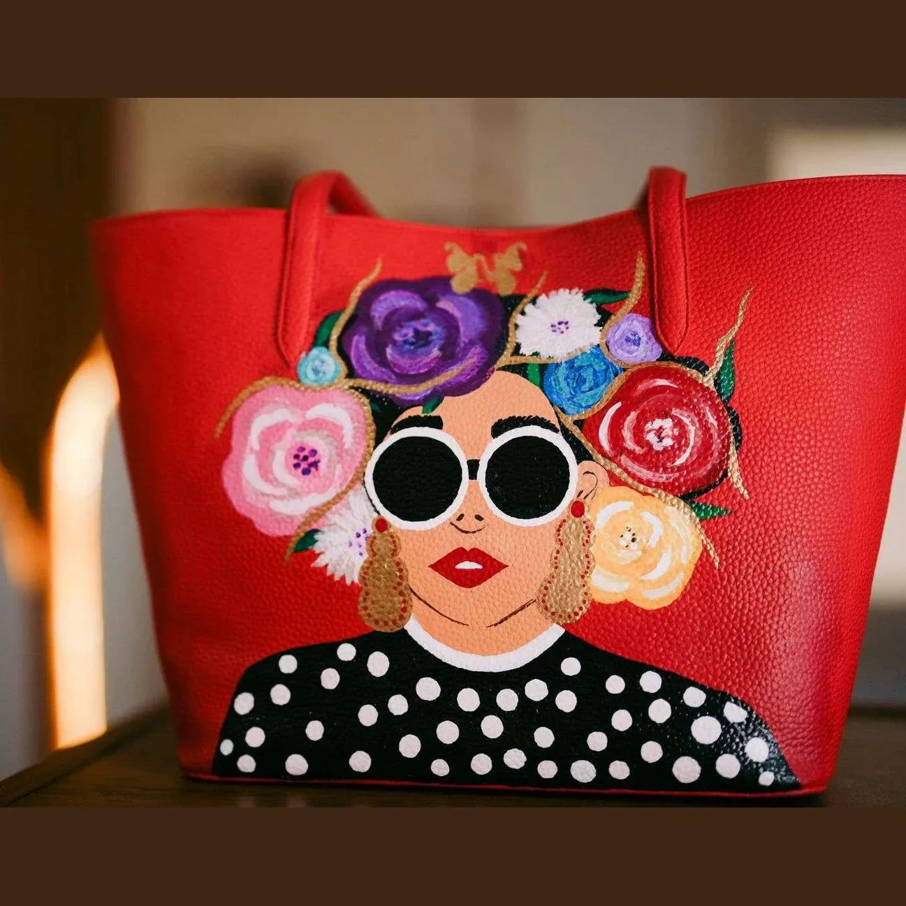 Nart - Golen Floral Red 8