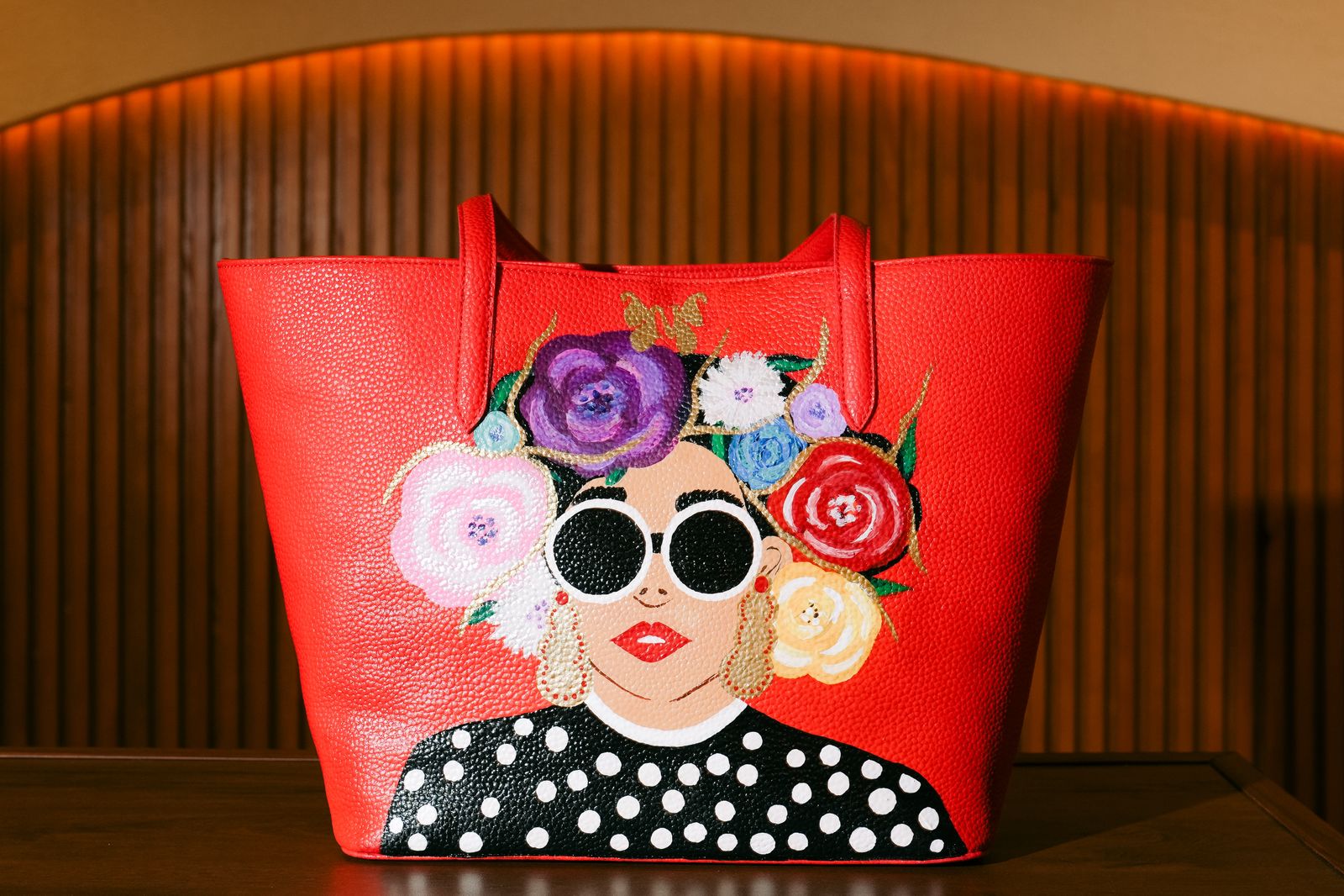 Nart - Golen Floral Red 2