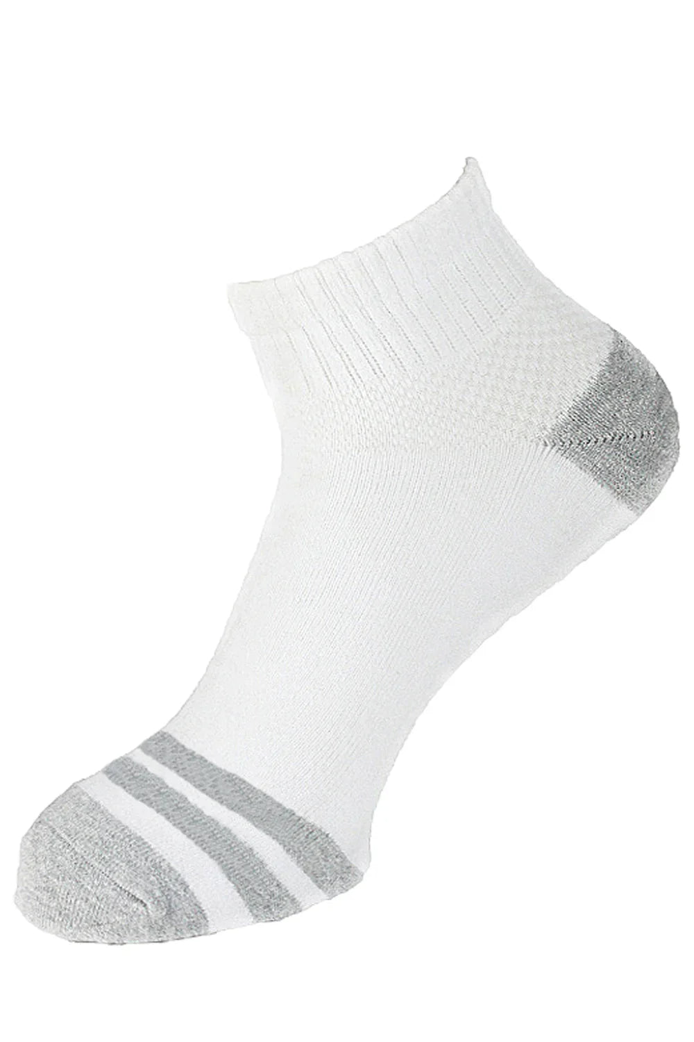 Sam Socks - Men Set Of 3 Half Terry L-Shape Sport Socks Men White 3