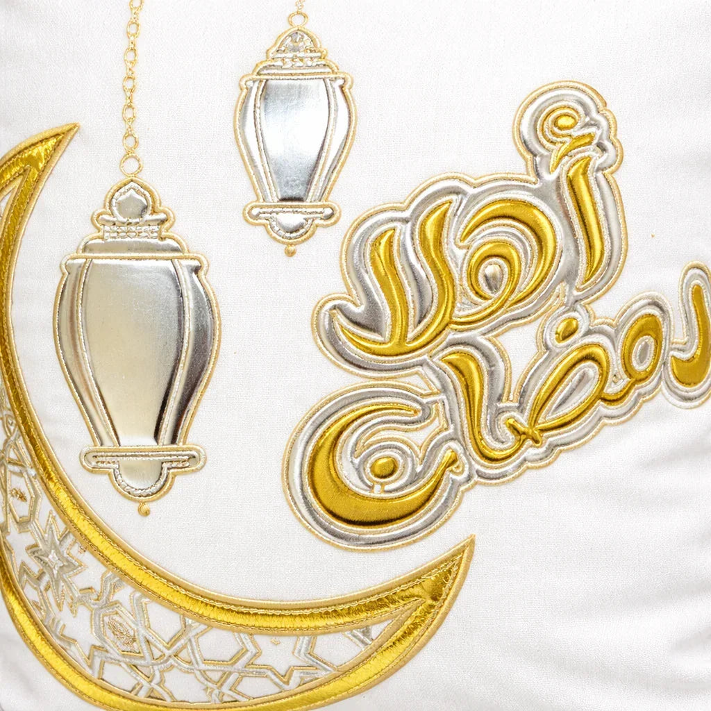 Ahlan Ramadan Crescent Cushion - Urbantique - Babazzaro