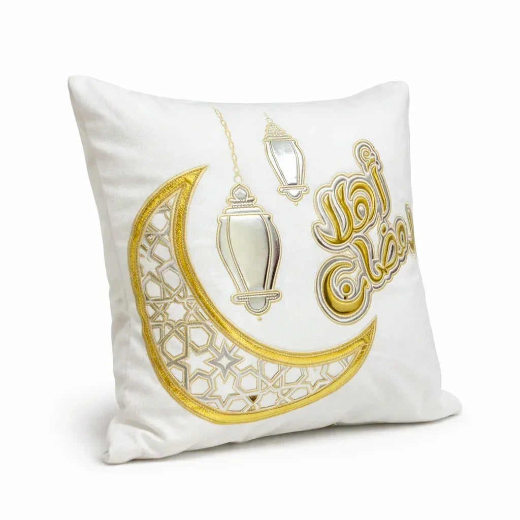 Ahlan Ramadan Crescent Cushion - Urbantique - Babazzaro