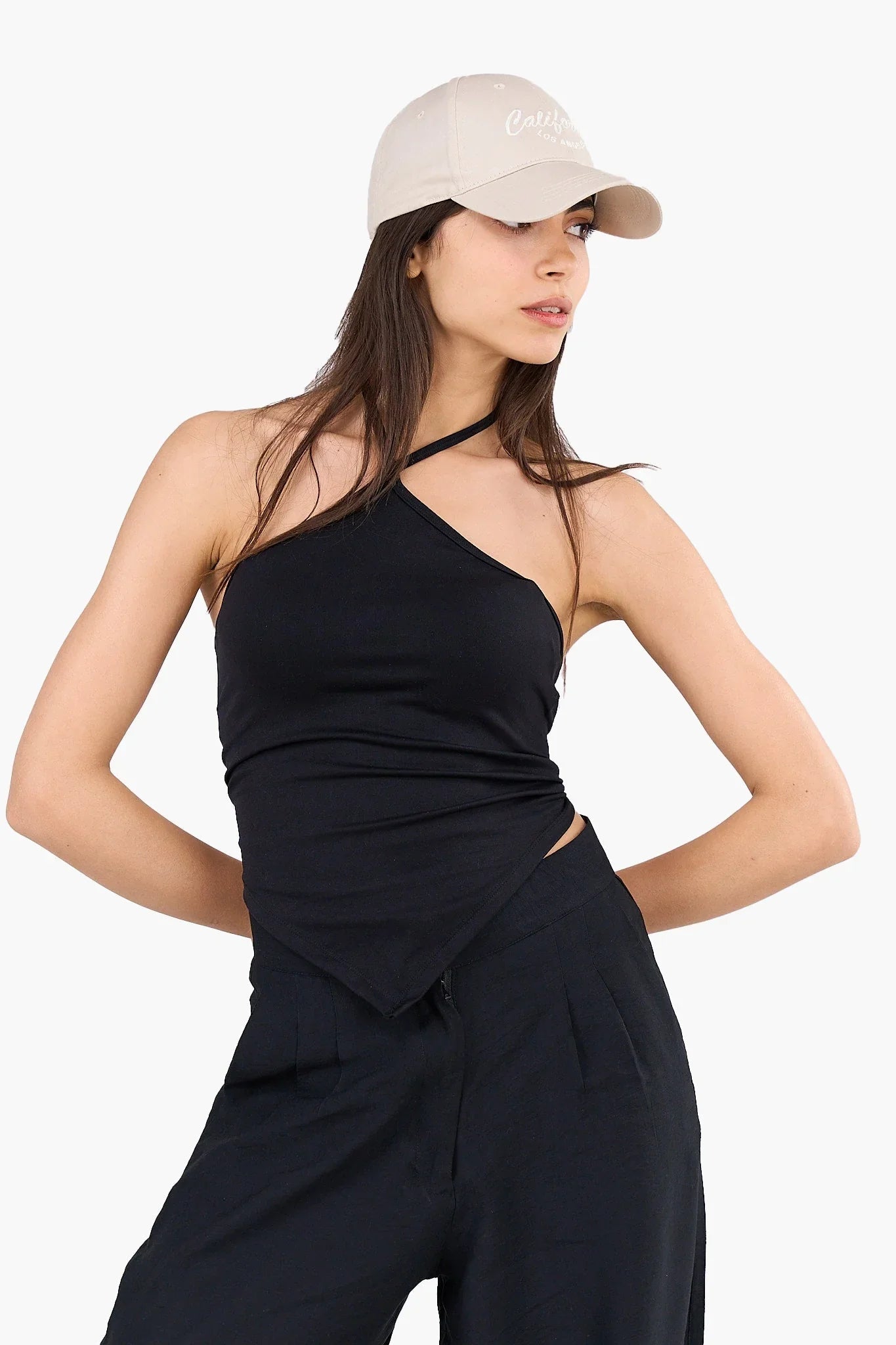 Backless Halter Neck Top - Clue - Babazzaro