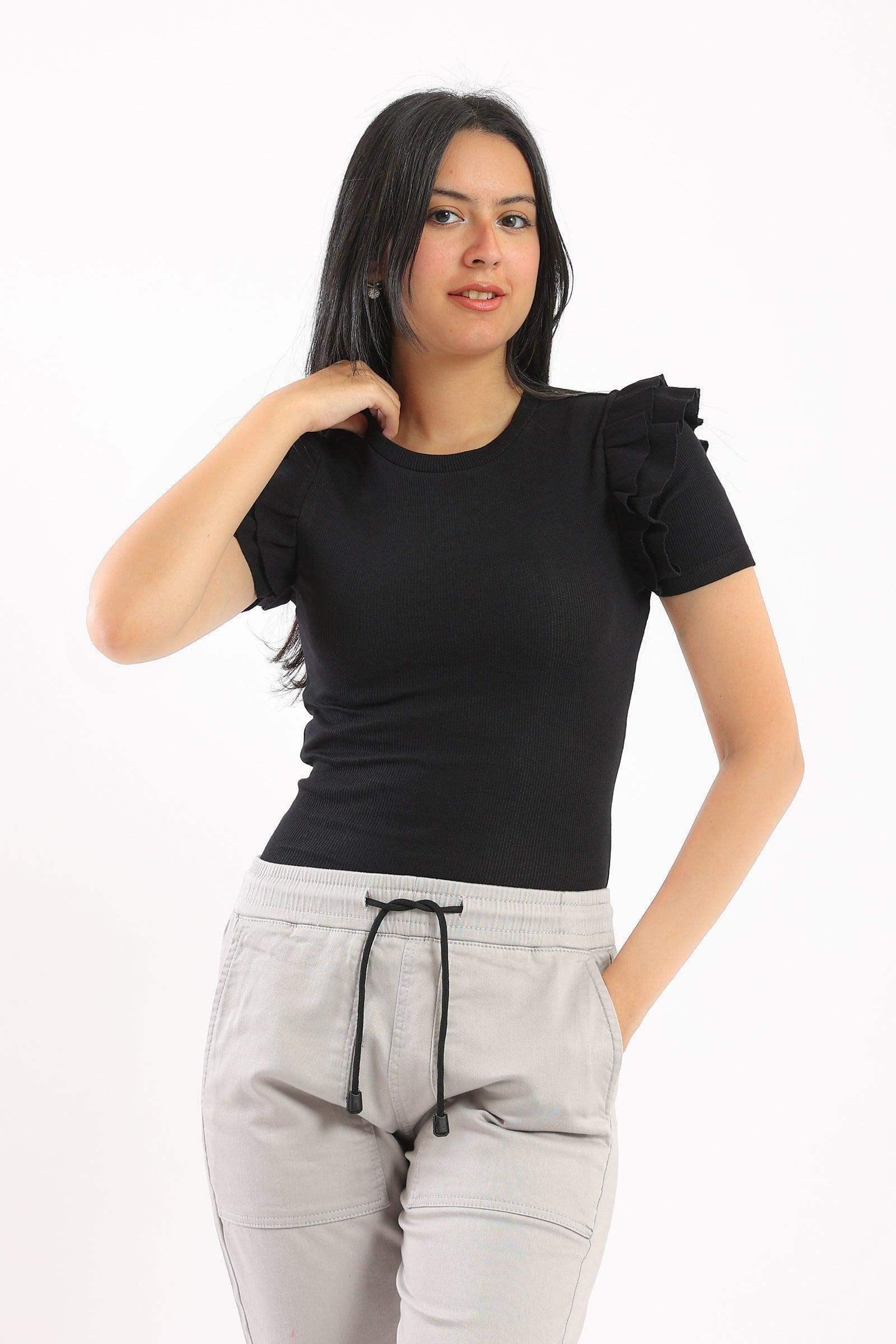 Carina - Basic Bodysuit with Ruffles 2