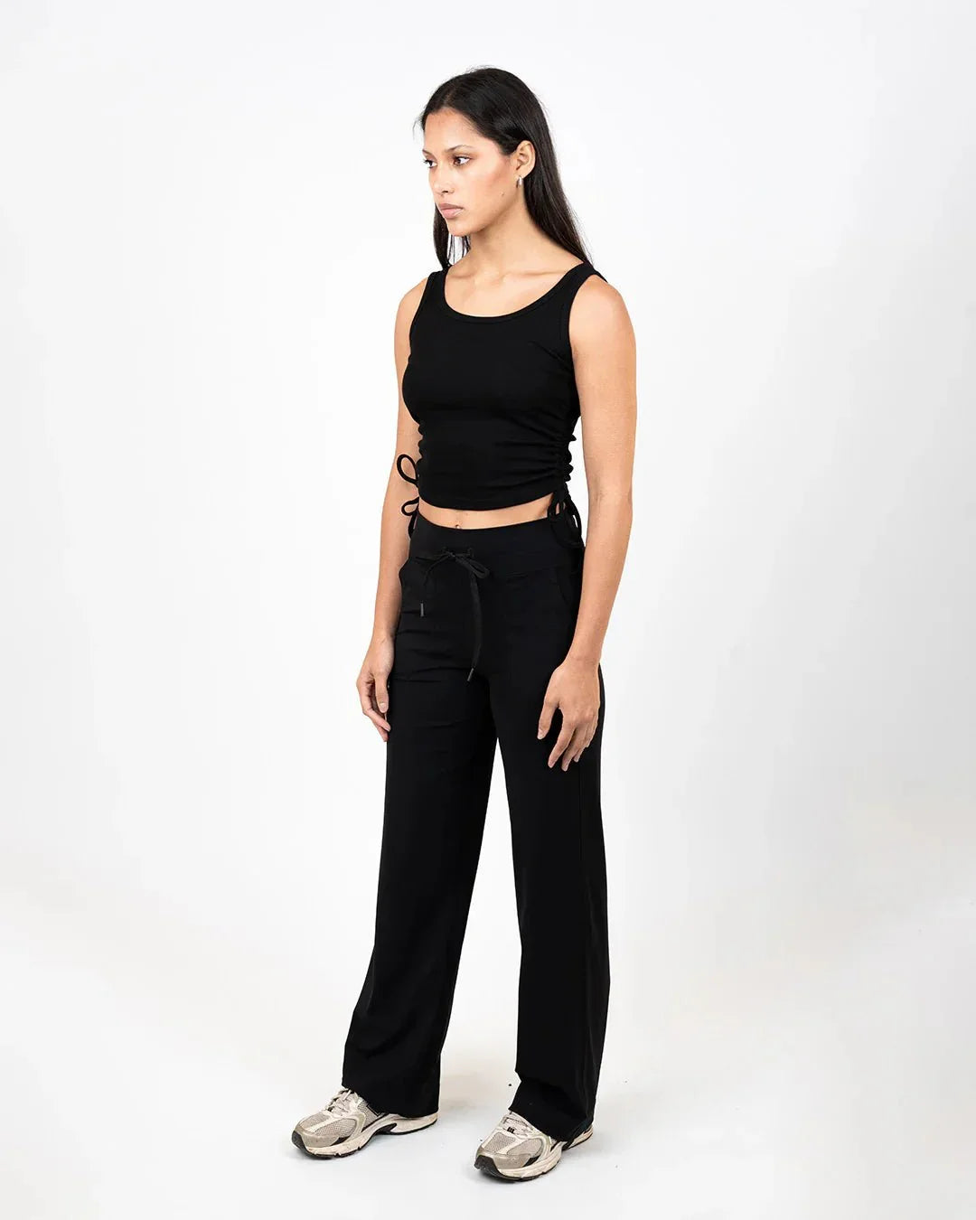 BFEERCE Straight Leg Yoga Pants Black - Bfeerce - Babazzaro