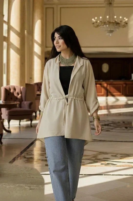 Biege coat - Dress Code - Babazzaro
