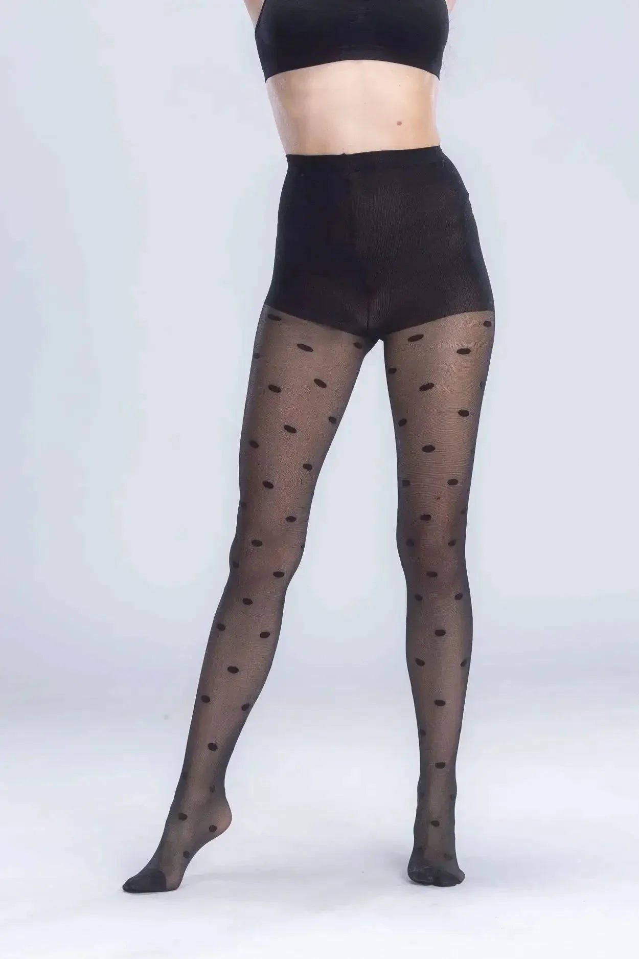 Carina - Big Dots Pantyhose 2