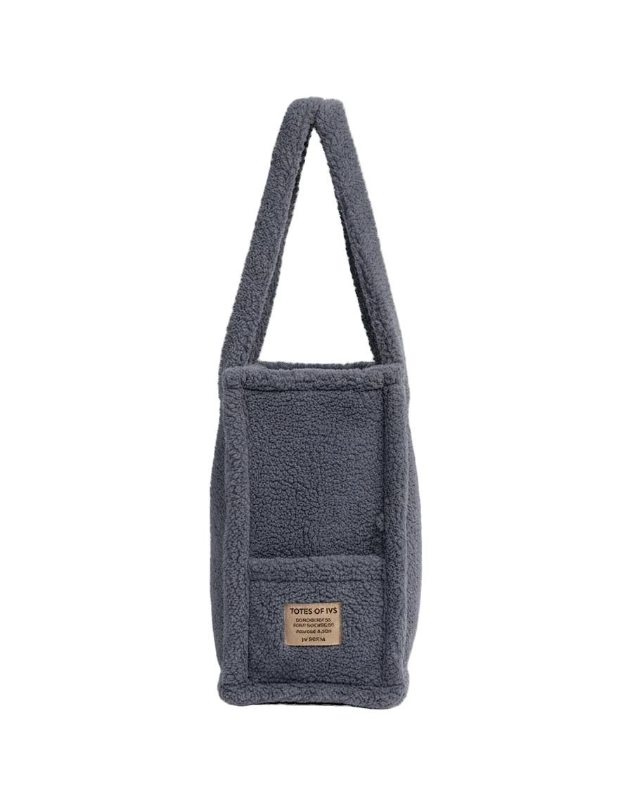 In your shoe - Blue Boxy Tote Bag 3