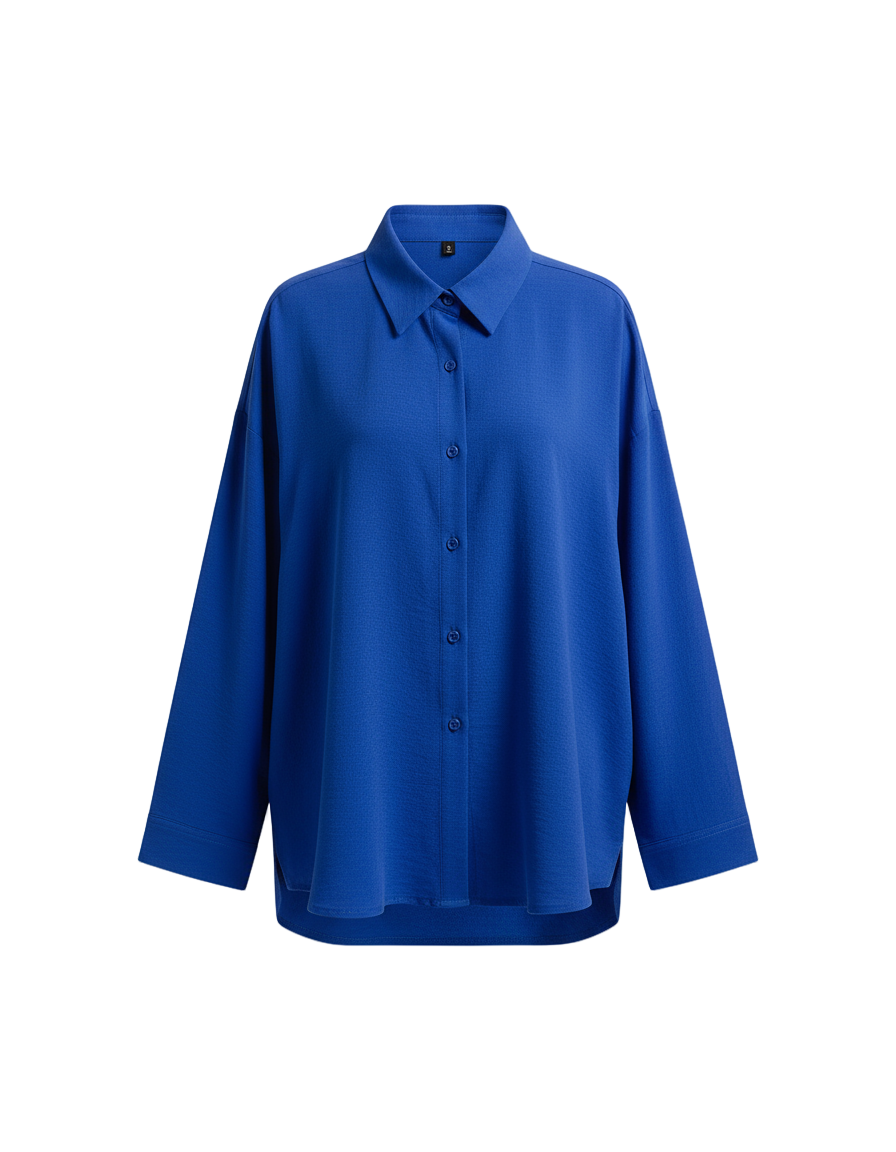 In your shoe - Blue Oversized Shirt
