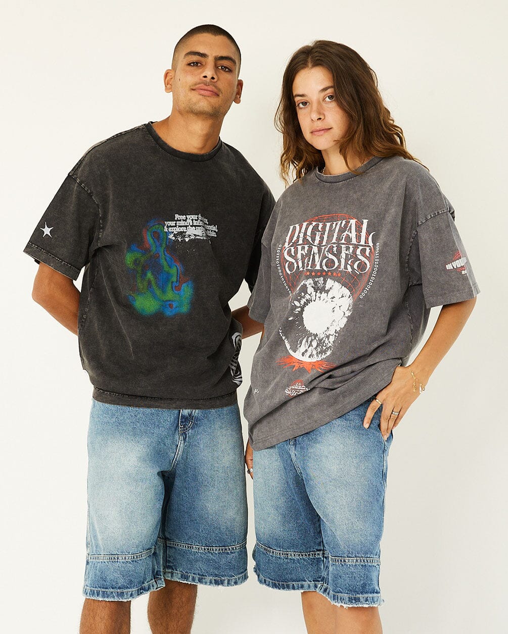 In your shoe - Blue Washed Jorts 1
