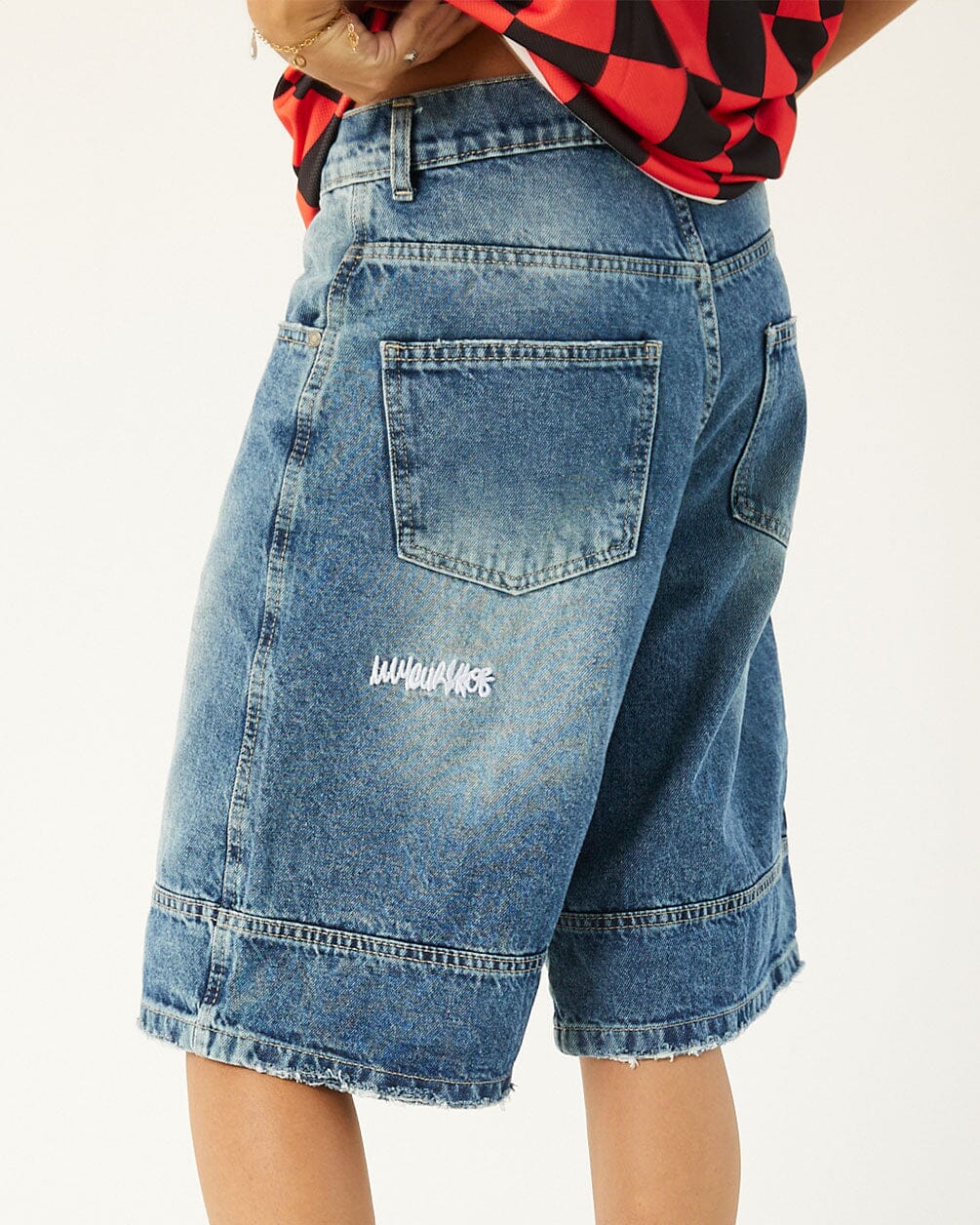 In your shoe - Blue Washed Jorts 4