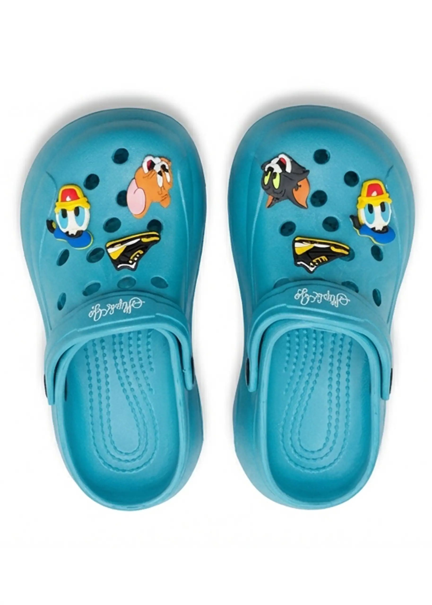 Toon Clogs -Blue - Slip&Go 1