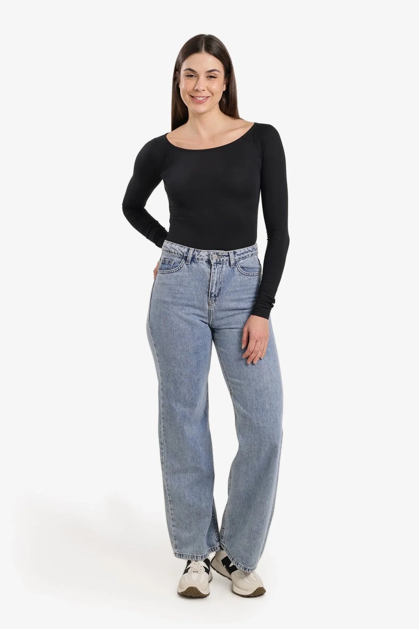 Bodysuit with Thumbhole Cuffs - Clue - Babazzaro