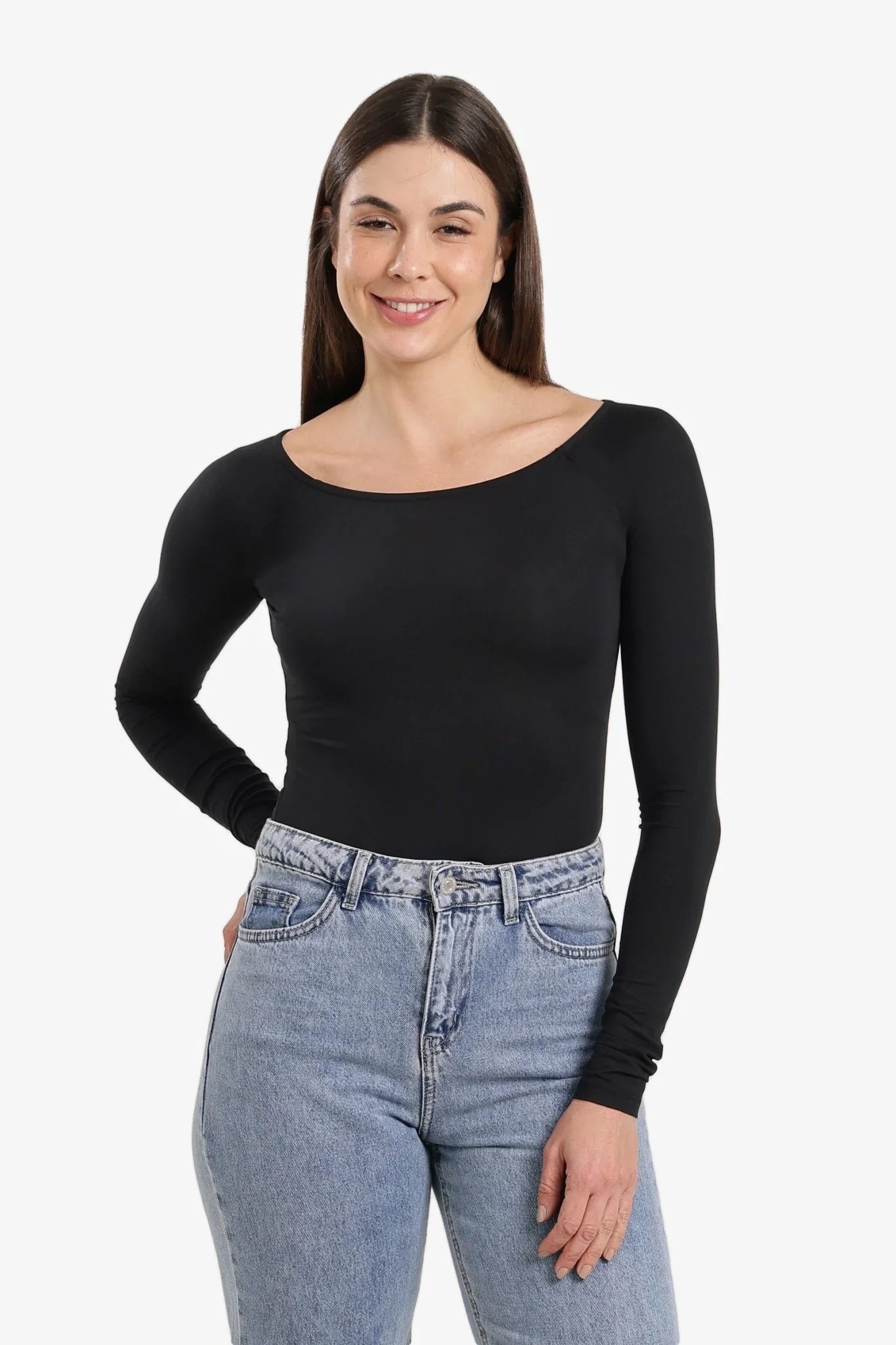 Bodysuit with Thumbhole Cuffs - Clue - Babazzaro