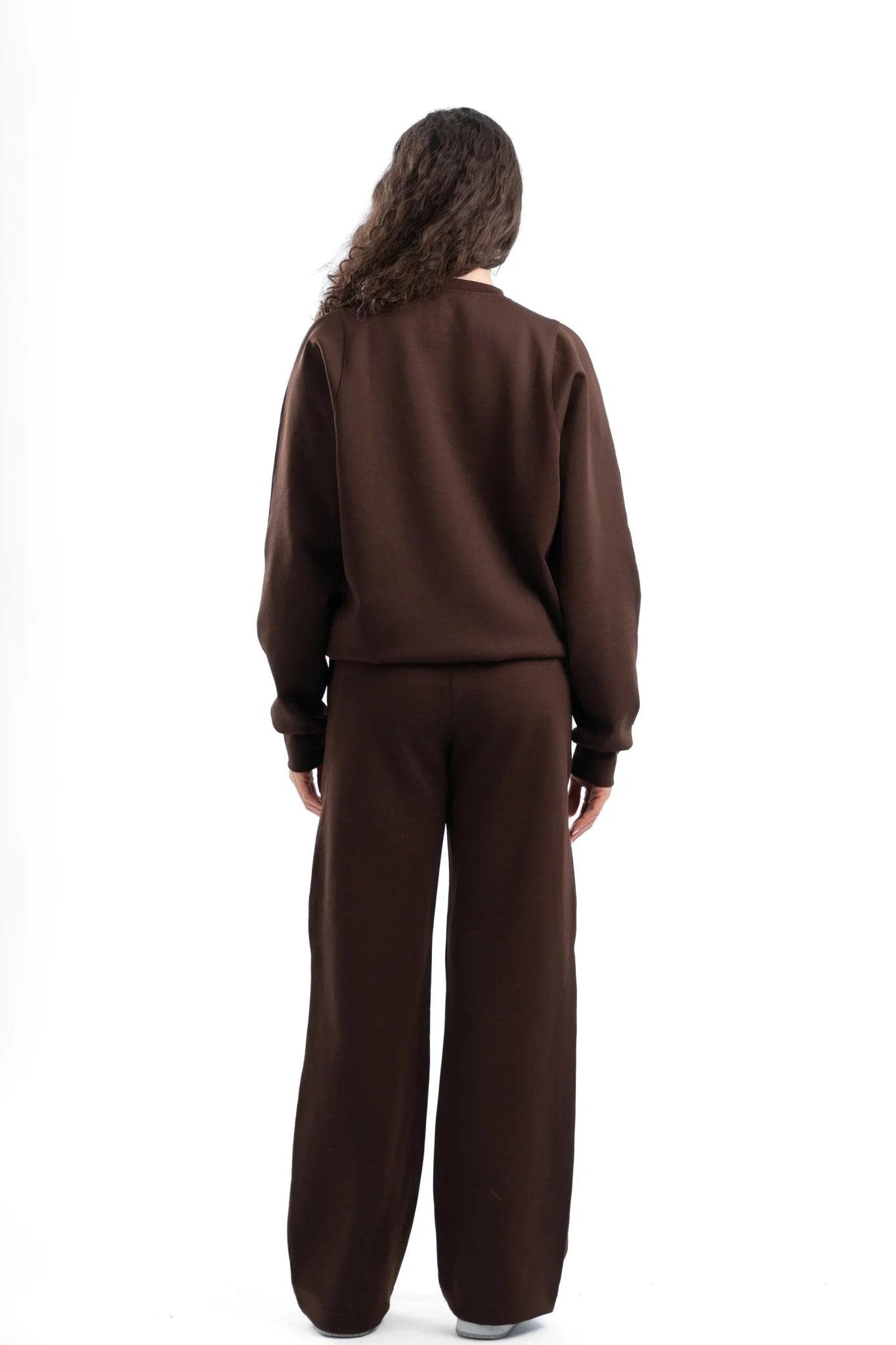 Brown Cropped Hoodie - Plein De Vie - Babazzaro