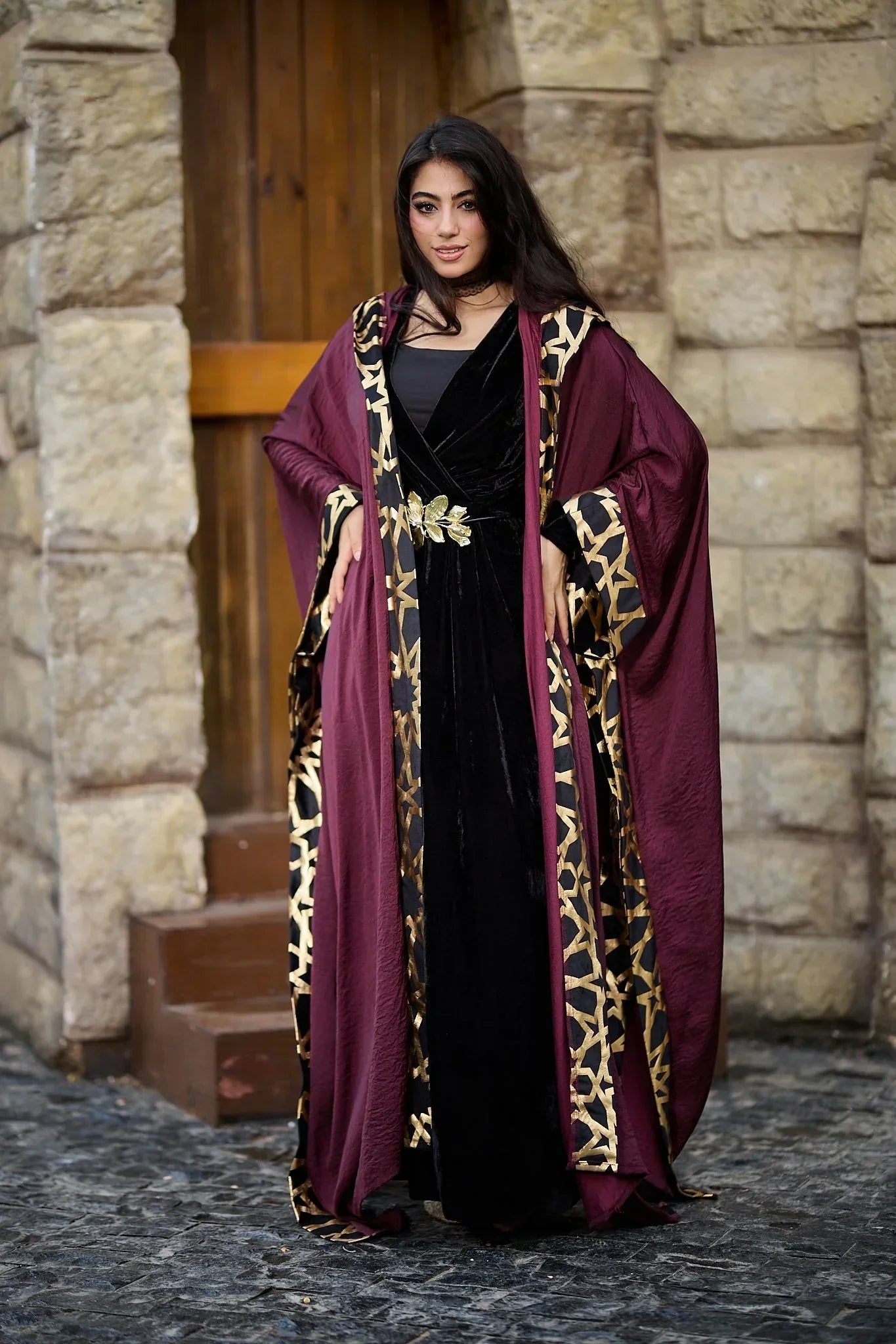 Burgandy silk - Dress Code - Babazzaro