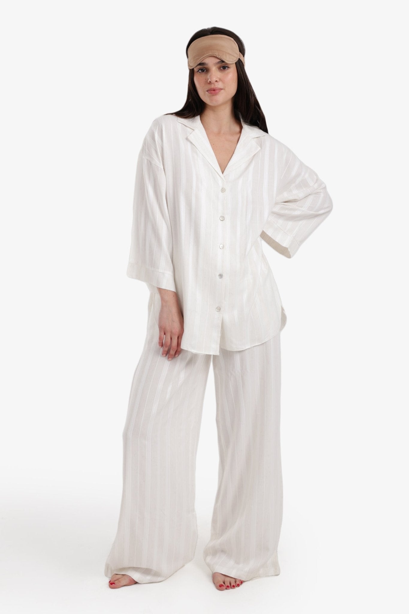 Button - Down Pyjama Set - Carina - Babazzaro