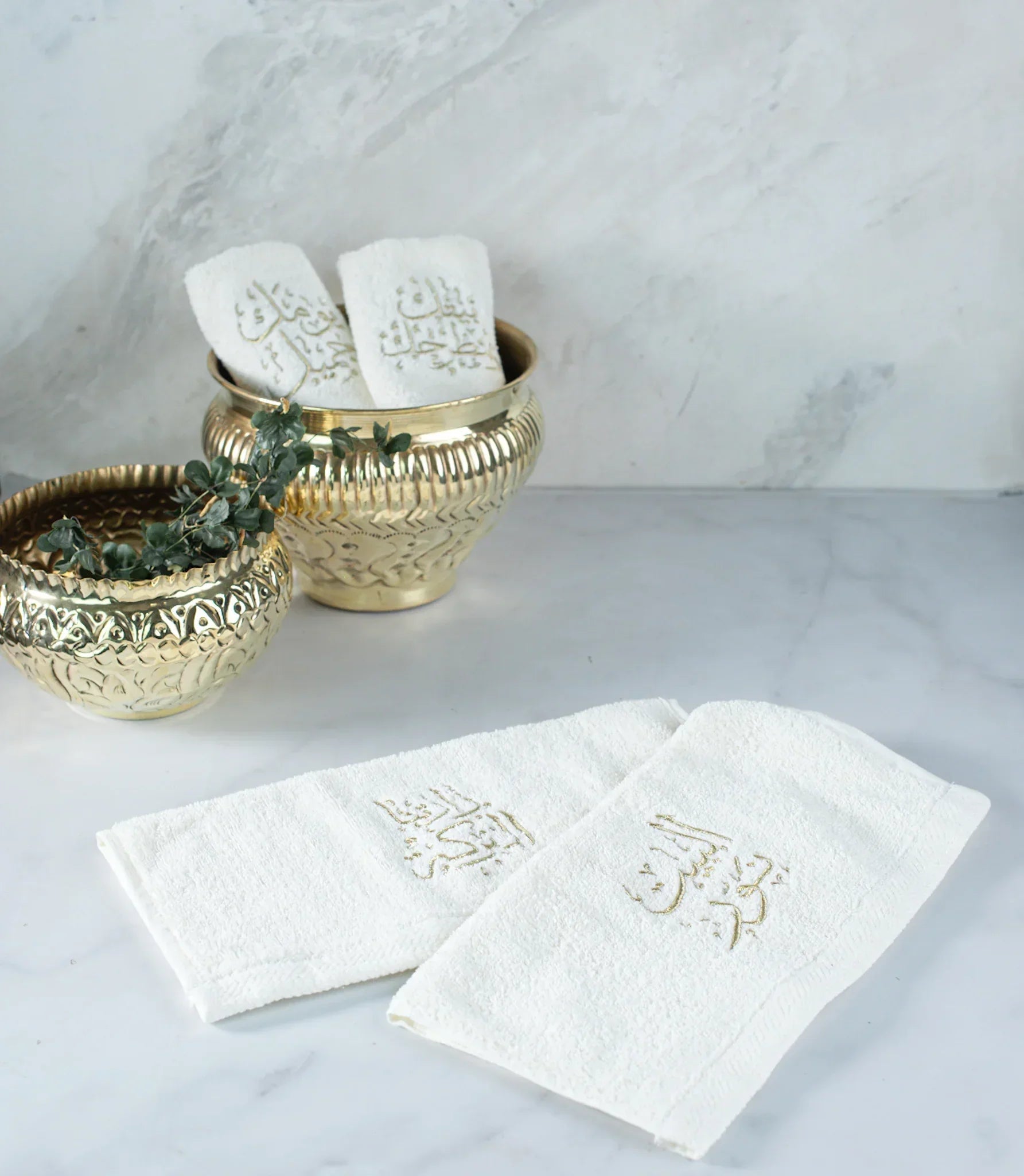 Calligraphy Guest Towels - Rechote - Babazzaro