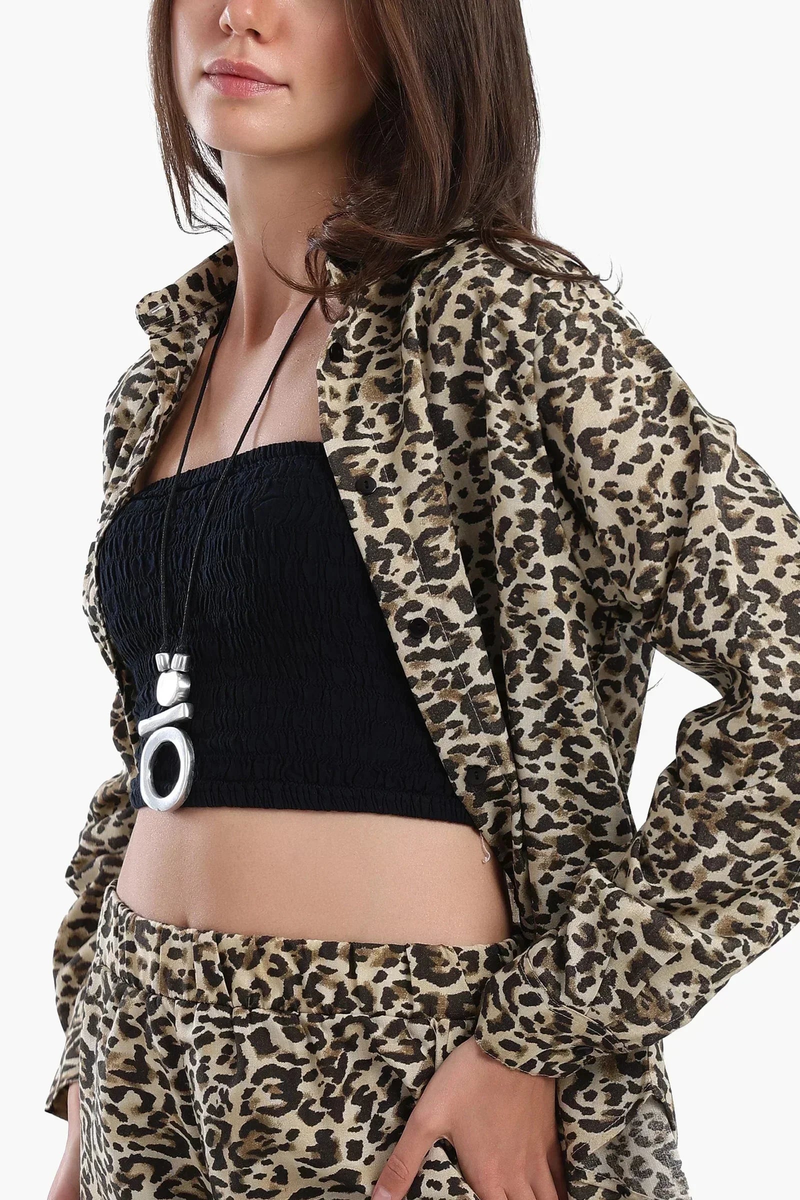 Carina - Animal Print Colored Shirt 6
