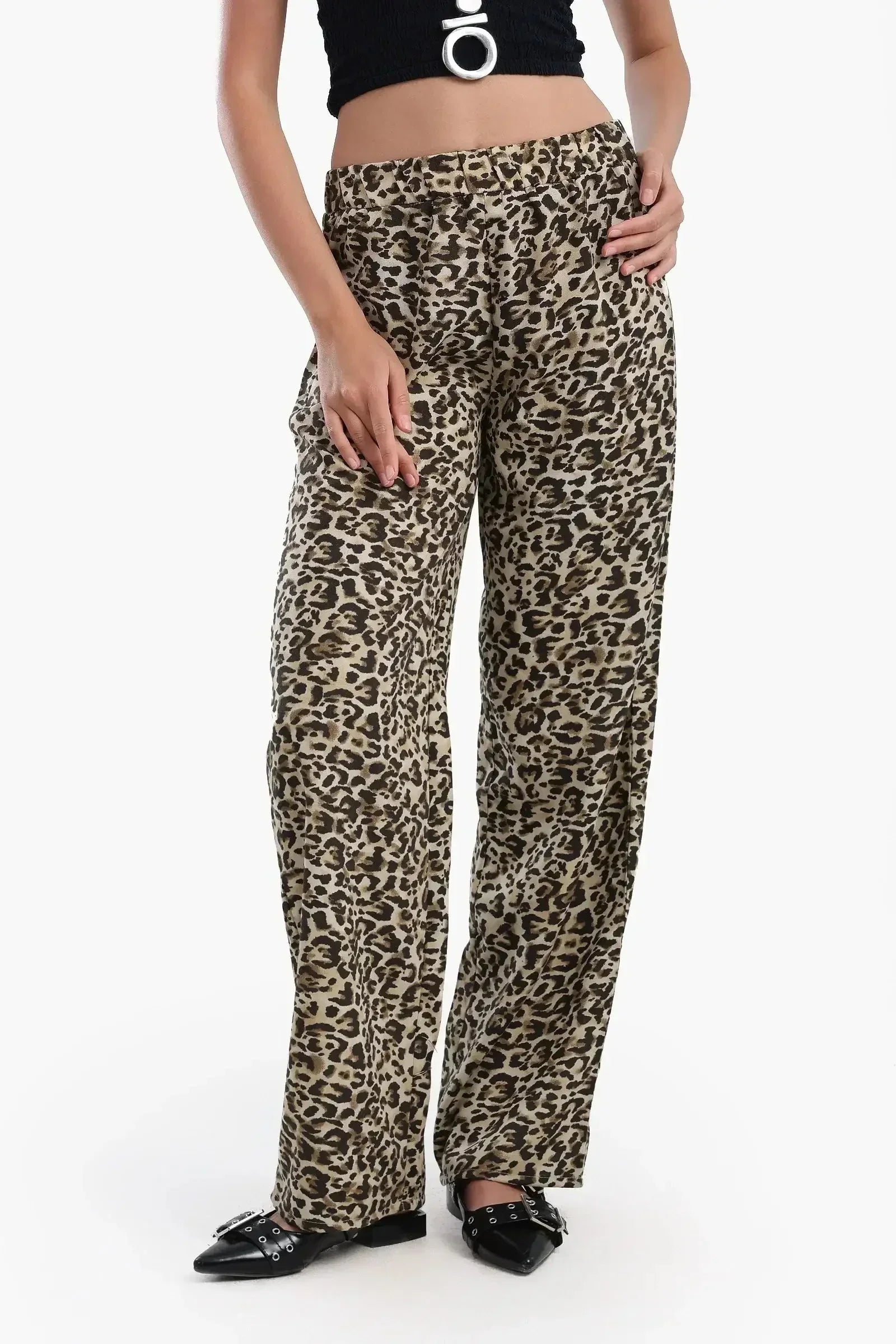Carina - Tiger Print Pants 1