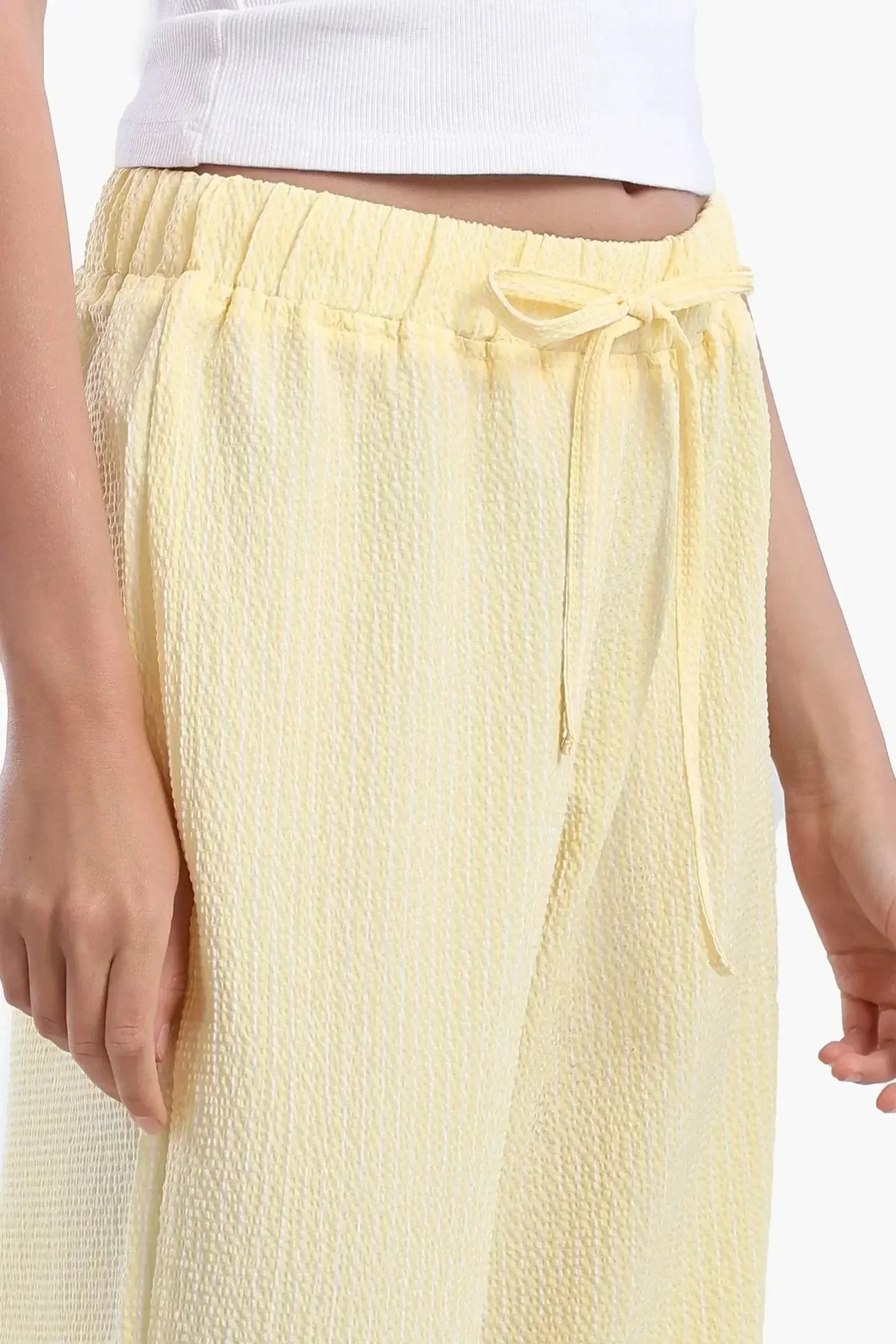 Carina - Comfy Striped Wide Leg Pants 3