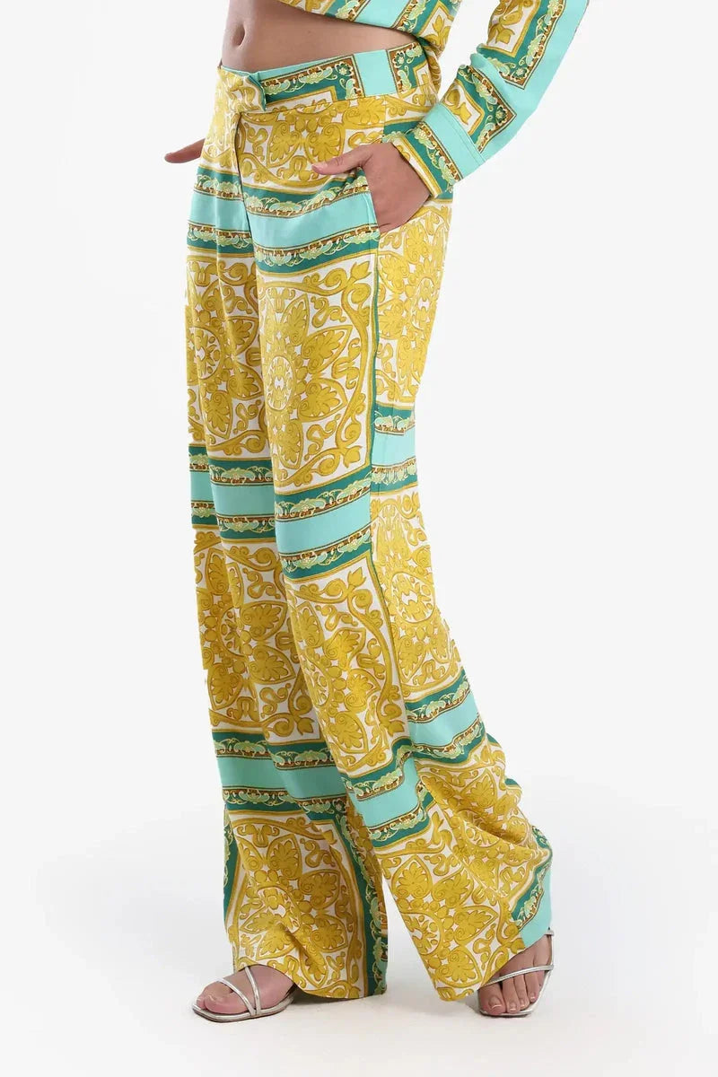 Carina - Luxurious Printed Pants 2
