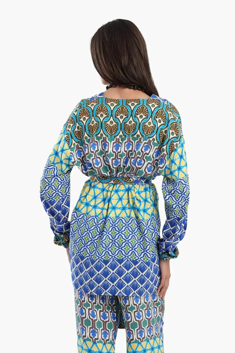 Carina - Printed Multi Patterned Kimono 3