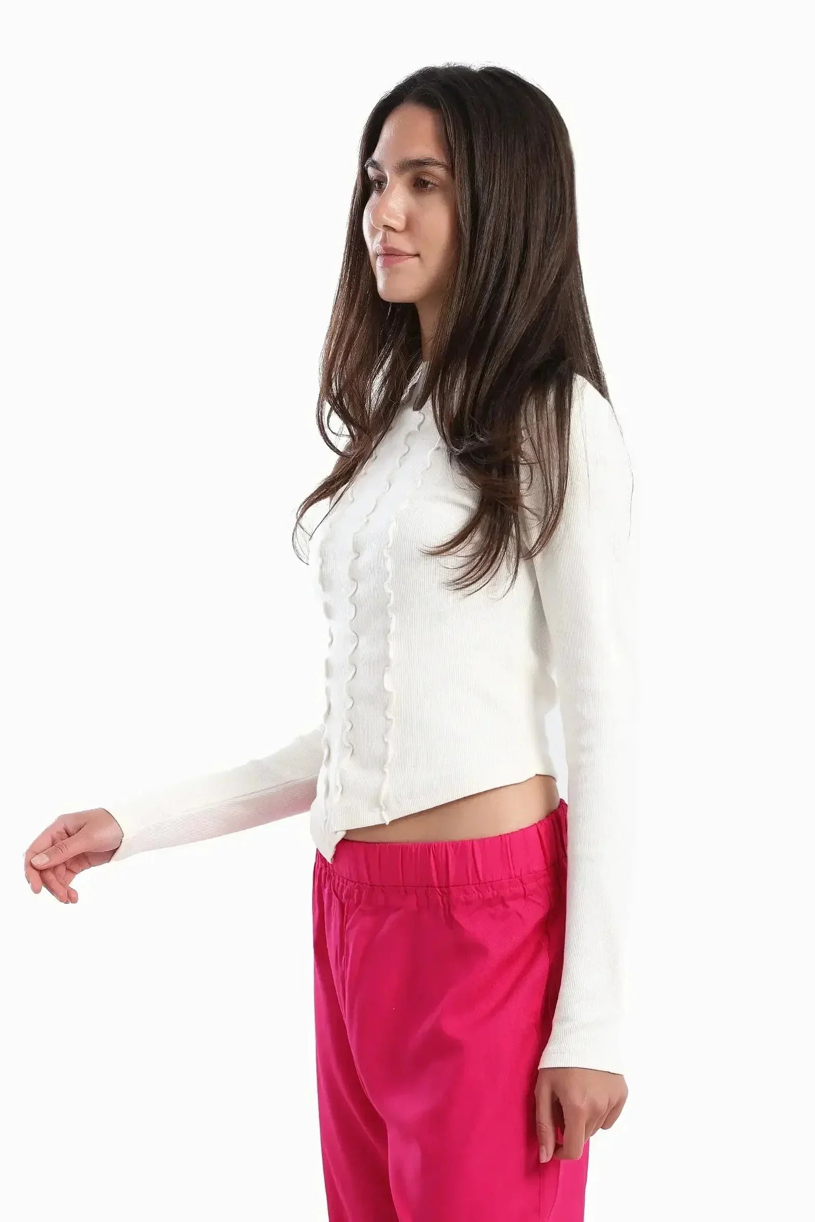 Carina - Asymmetrical Frilled Top 6