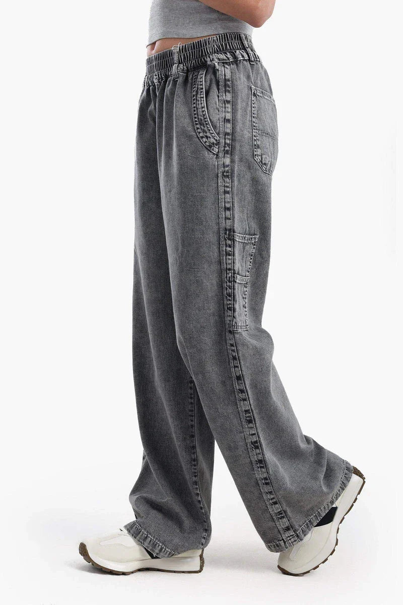 Carina - Lightweight Wide Leg Jeans 3