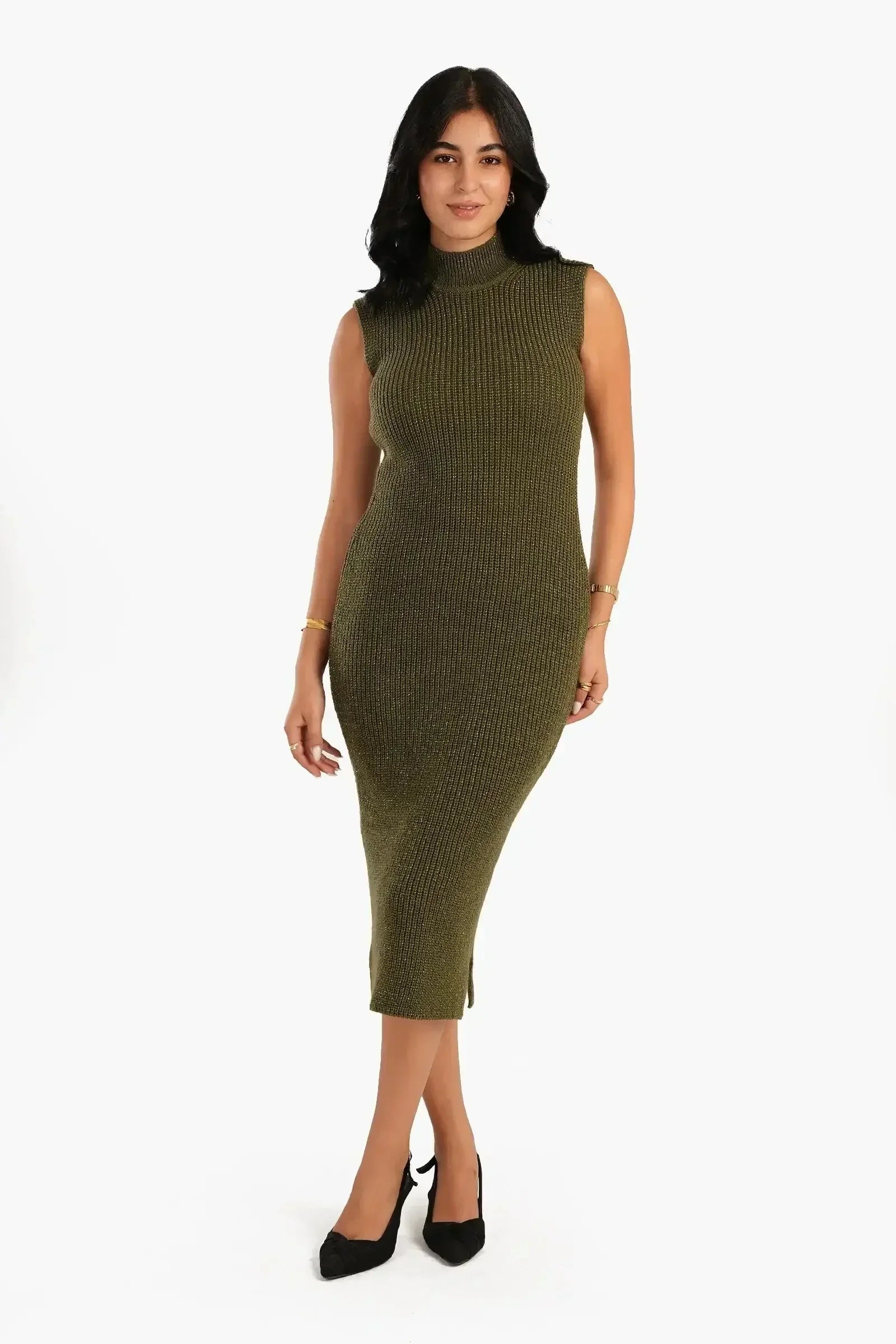 Carina - High Neck Sleeveless Dress 5