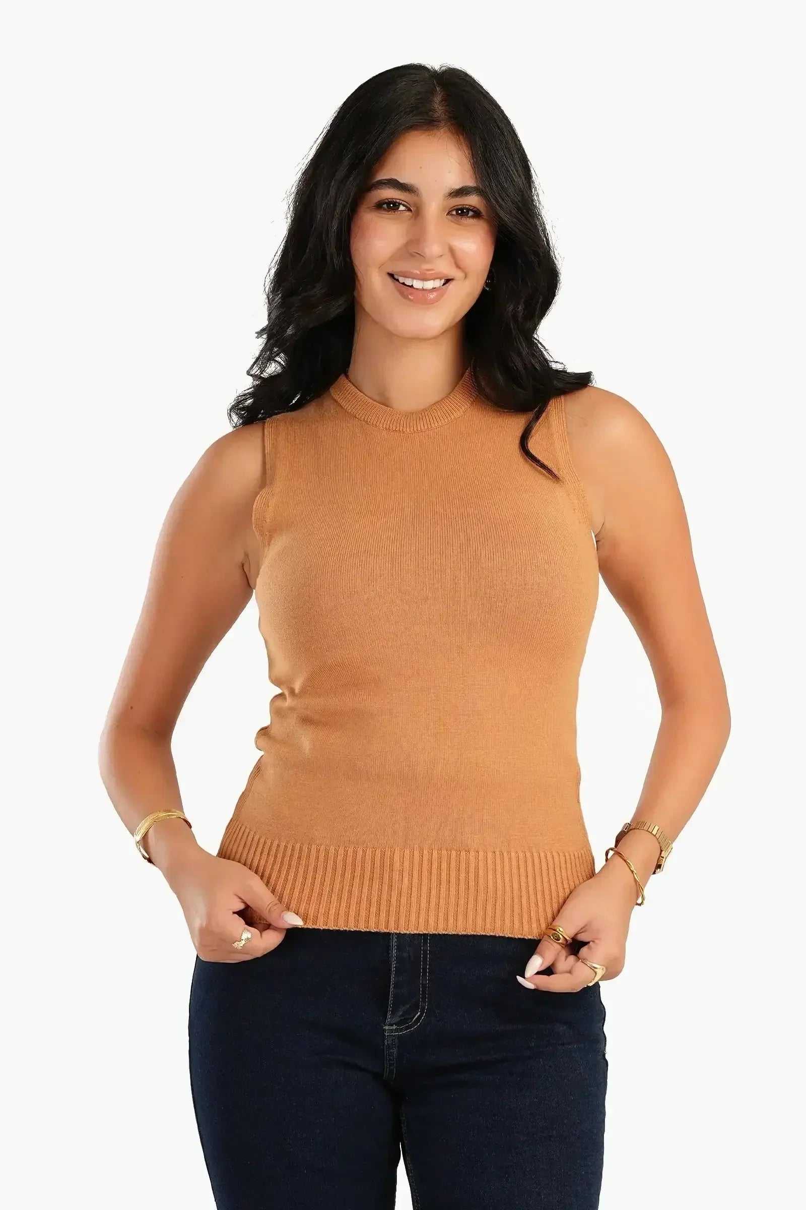 Carina - Slim Fit Sweater Vest 1