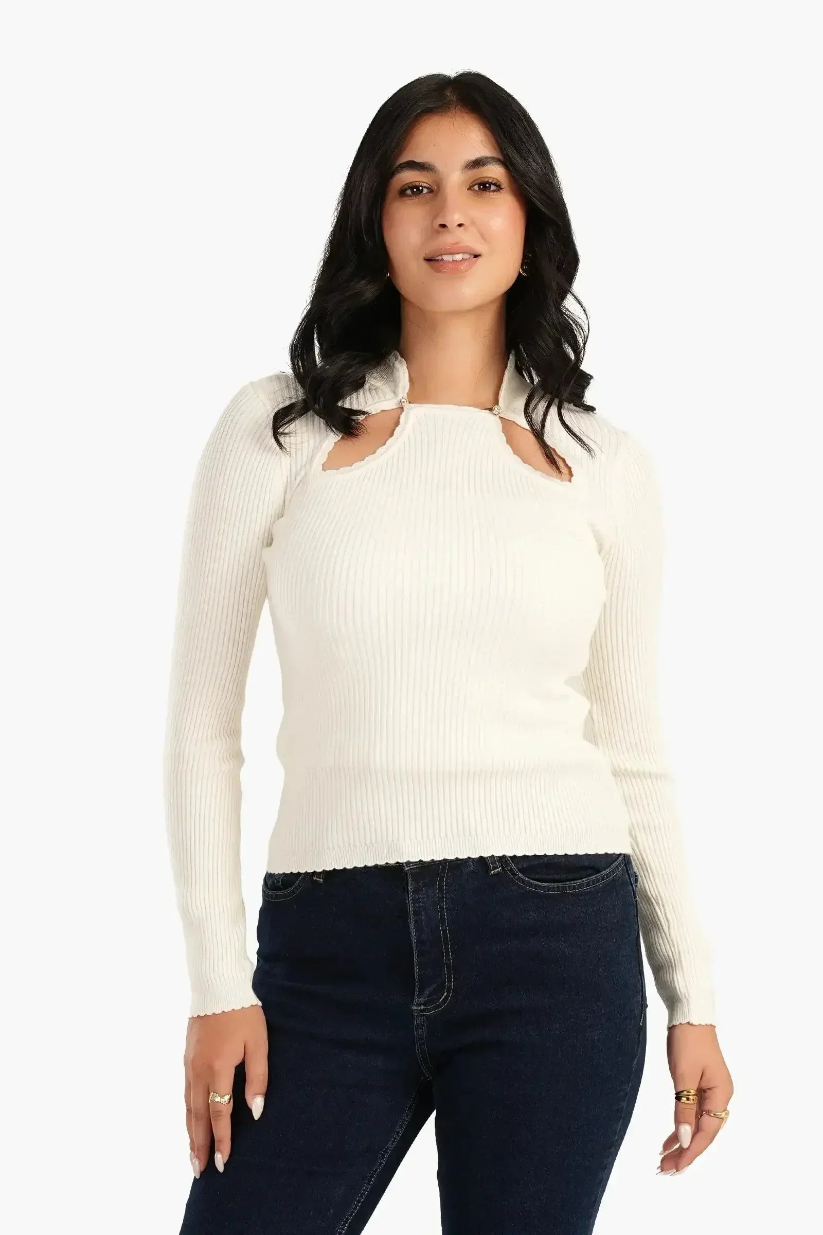 Carina - Cut-out Ribbed Top 6