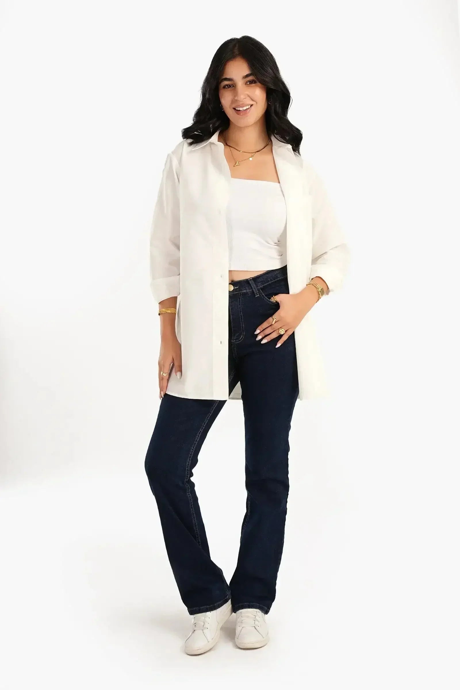 Carina - Poplin Shirt with Chest Pocket 6