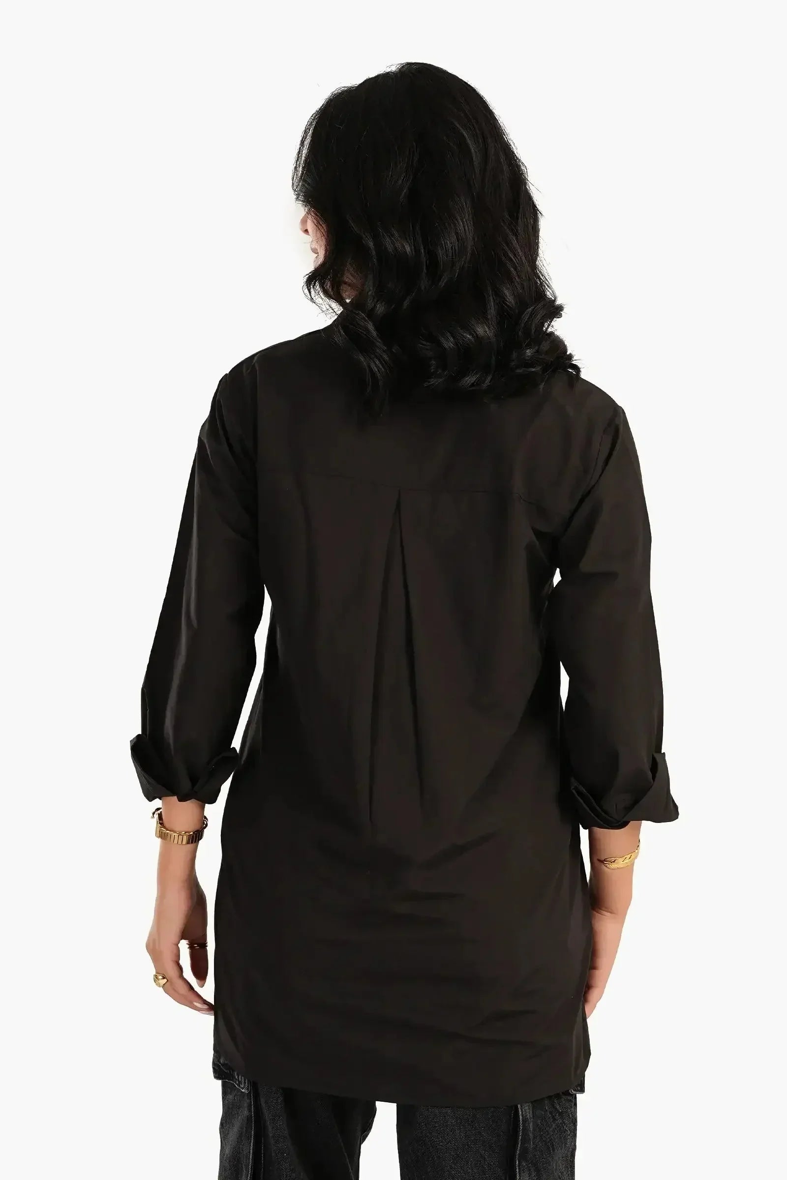 Carina - Poplin Shirt with Chest Pocket 1